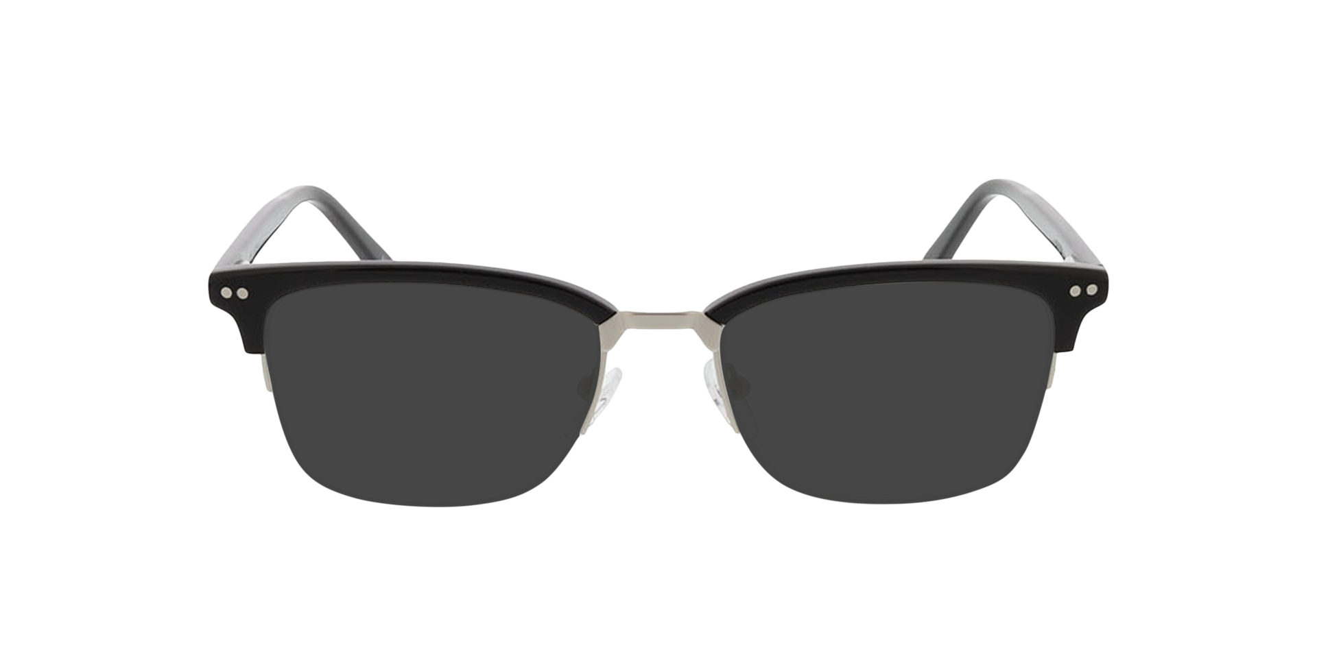Newton Schwarz MetallEyeglass Frames von B24, mit getönten Gläsern