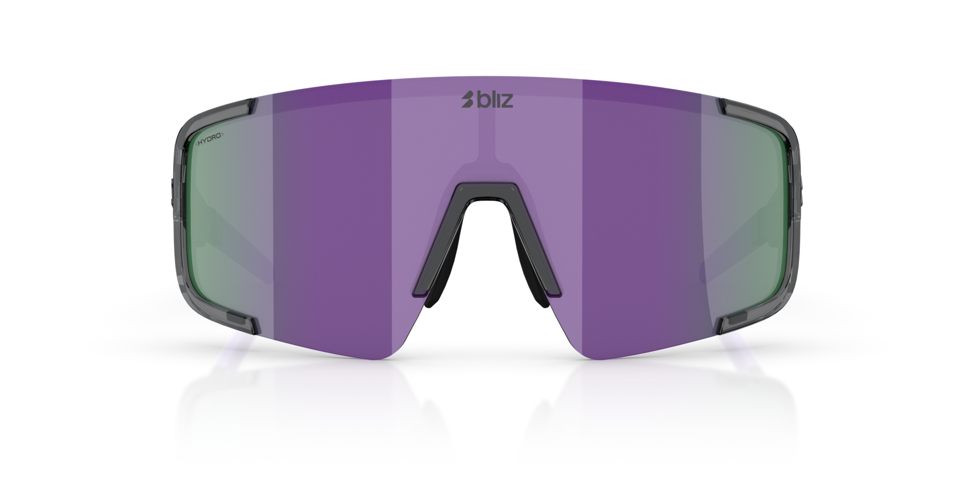 ZB7021 Kristallschwarz KunststoffSunglass Frames von B24, Vorderansicht