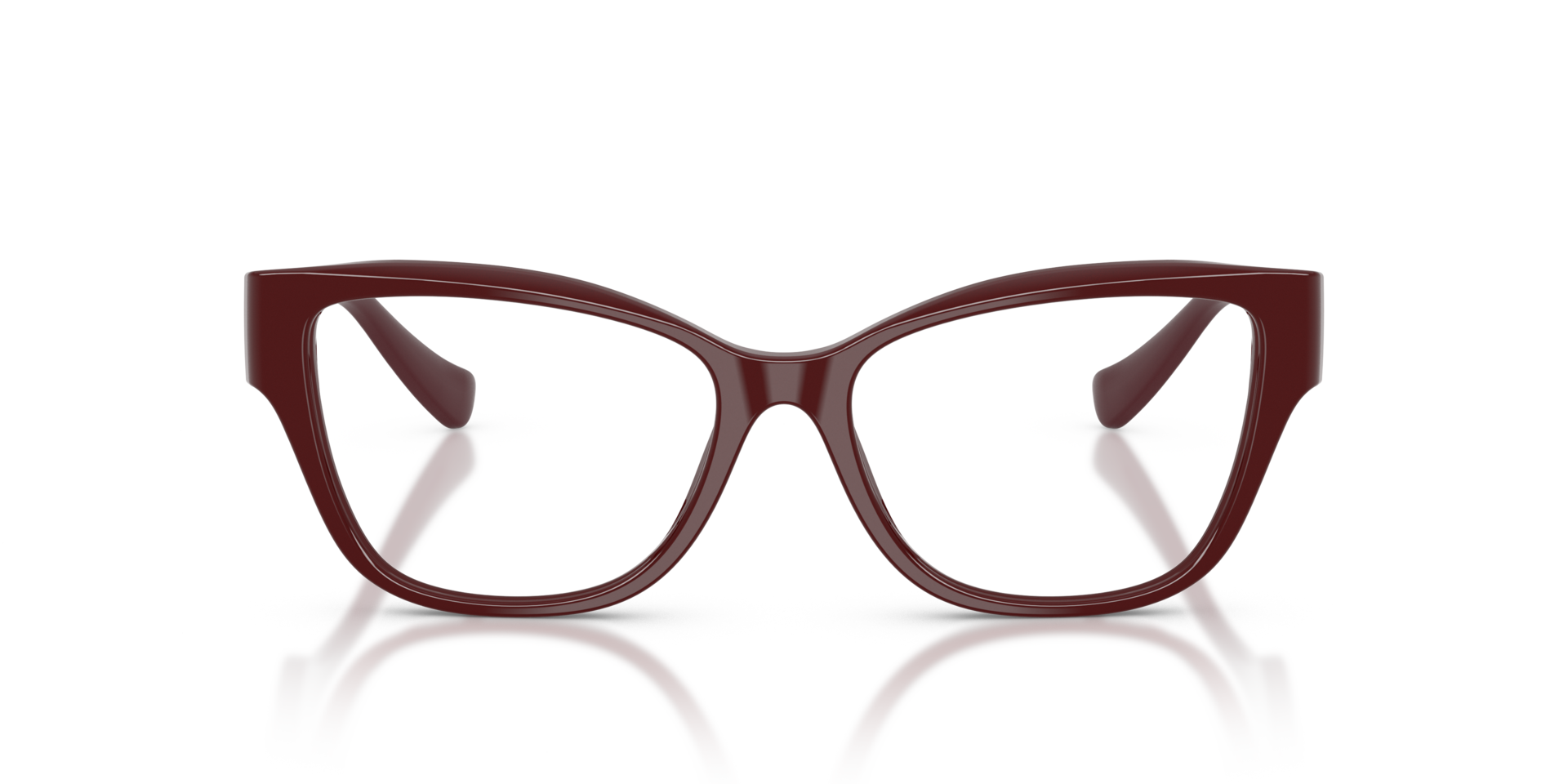 VE3347 Solid Red AcetaatEyeglass Frames van B24, Vooraanzicht