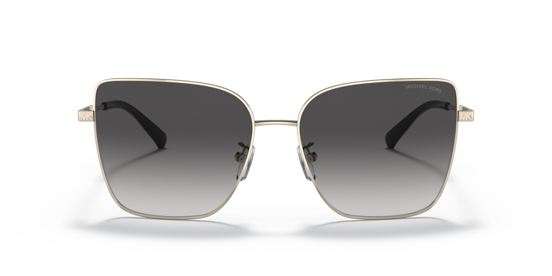 MK1108 Hellgold MetallSunglass Frames von B24, Vorderansicht