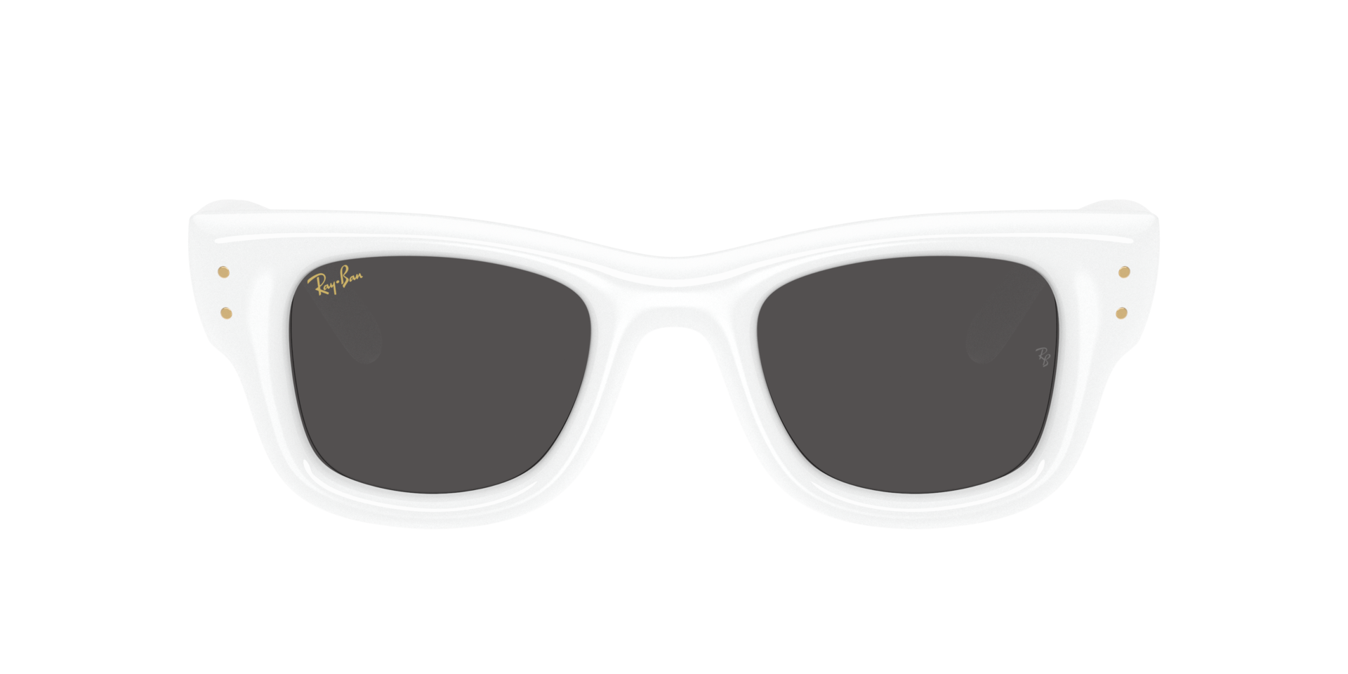RB4940 Weiß KunststoffSunglass Frames von B24, mit getönten Gläsern