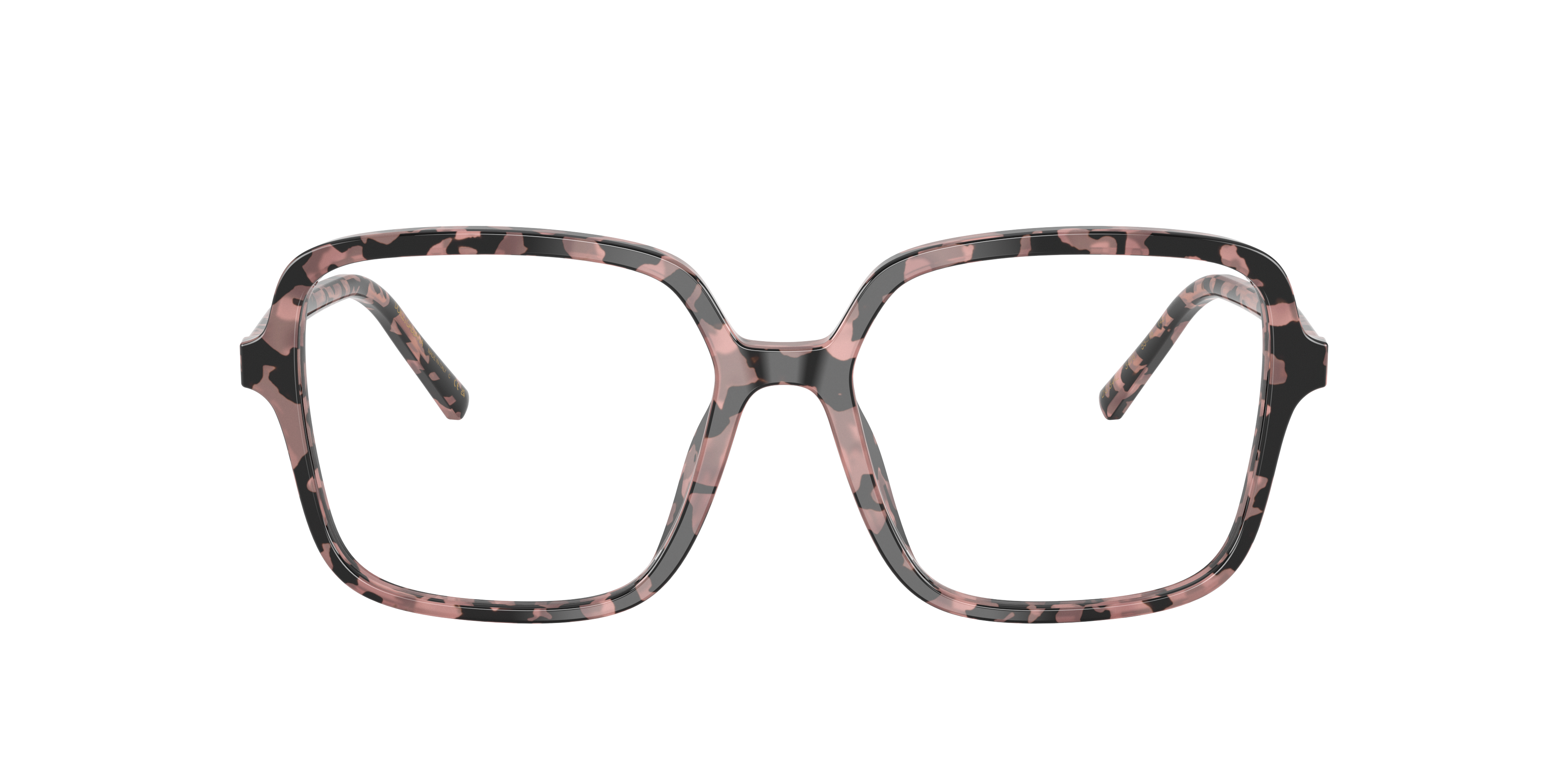Dolce&Gabbana Damen Pink Havana,Crystal 8056262841761 Pink Havana/Crystal, Size: Large