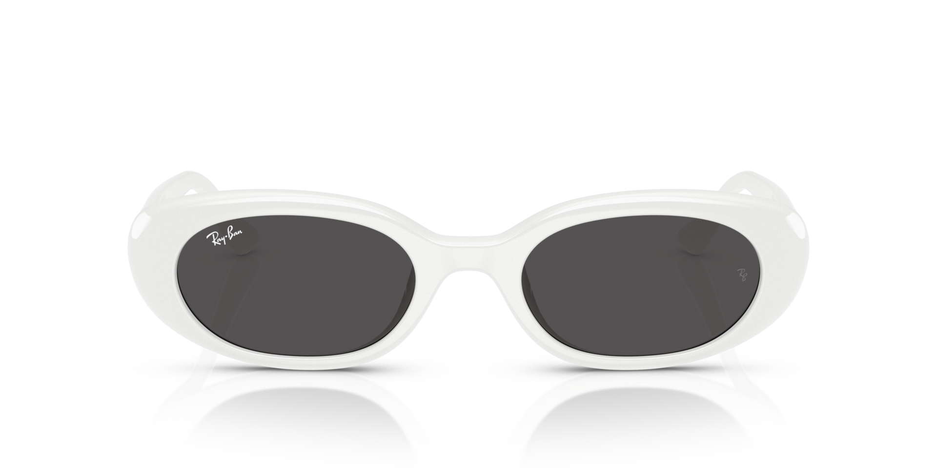 RB4441D Bio-Based Wit KunststofSunglass Frames van B24, Vooraanzicht