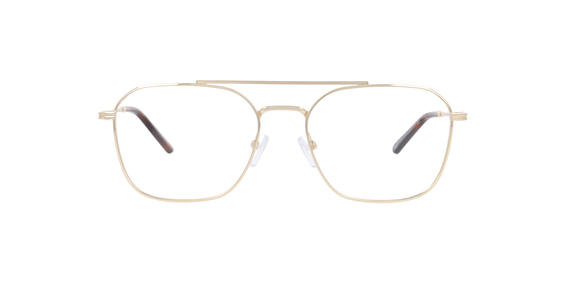 Flensburg Gold MetallEyeglass Frames von B24, Vorderansicht