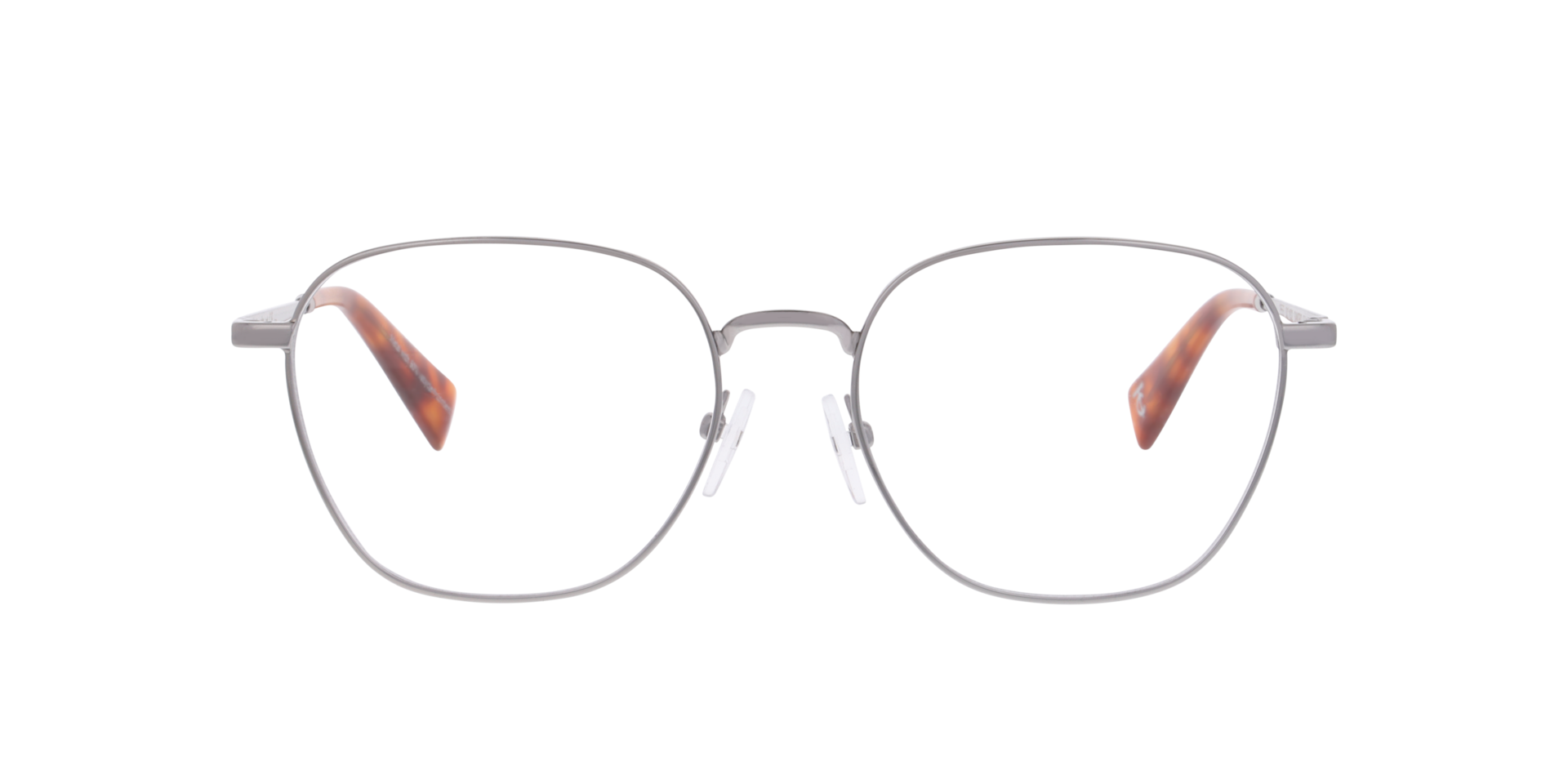 Sandro Silber MetallEyeglass Frames von B24, Vorderansicht