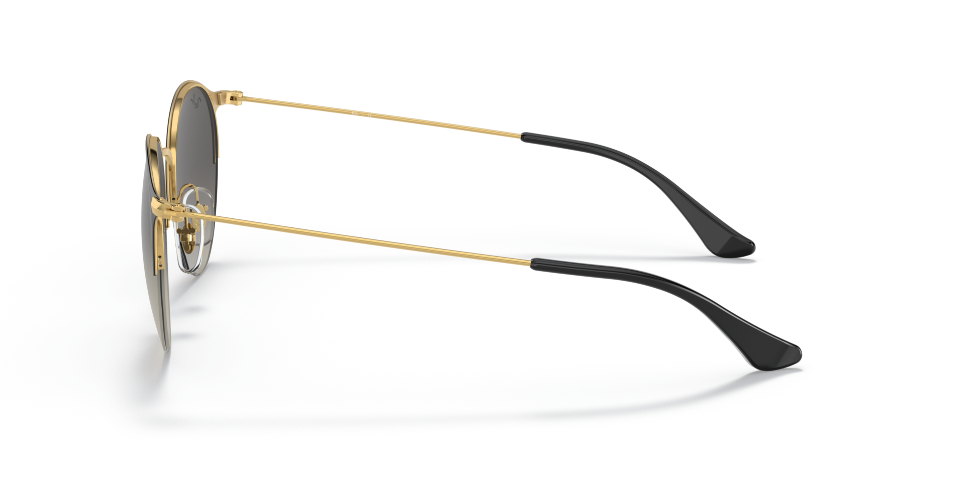 RB3578 Schwarz auf Gold MetallSunglass Frames von B24, Seitenansicht
