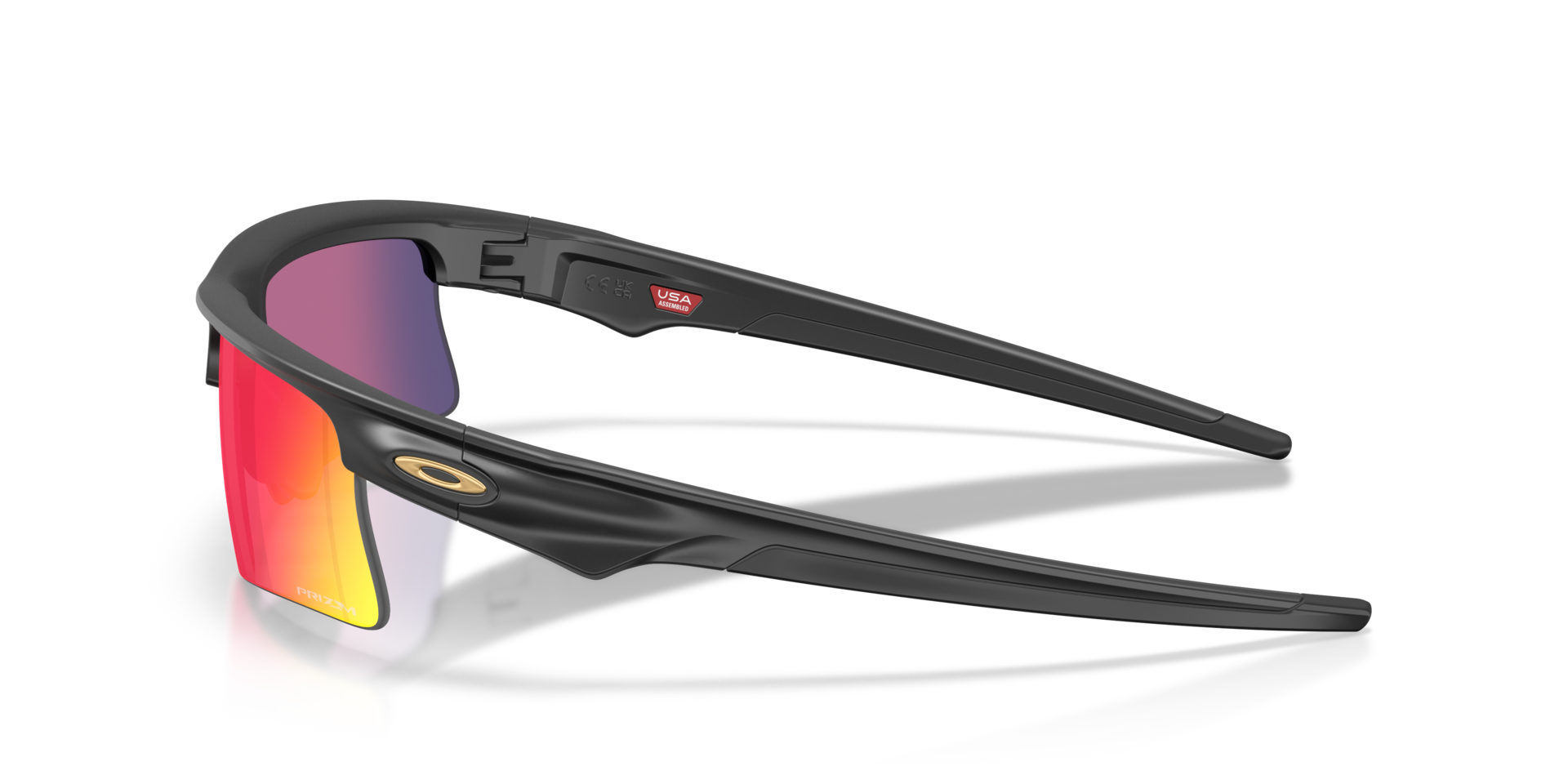 Bisphaera™ Speed Matt Schwarz KunststoffSunglass Frames von B24, Seitenansicht