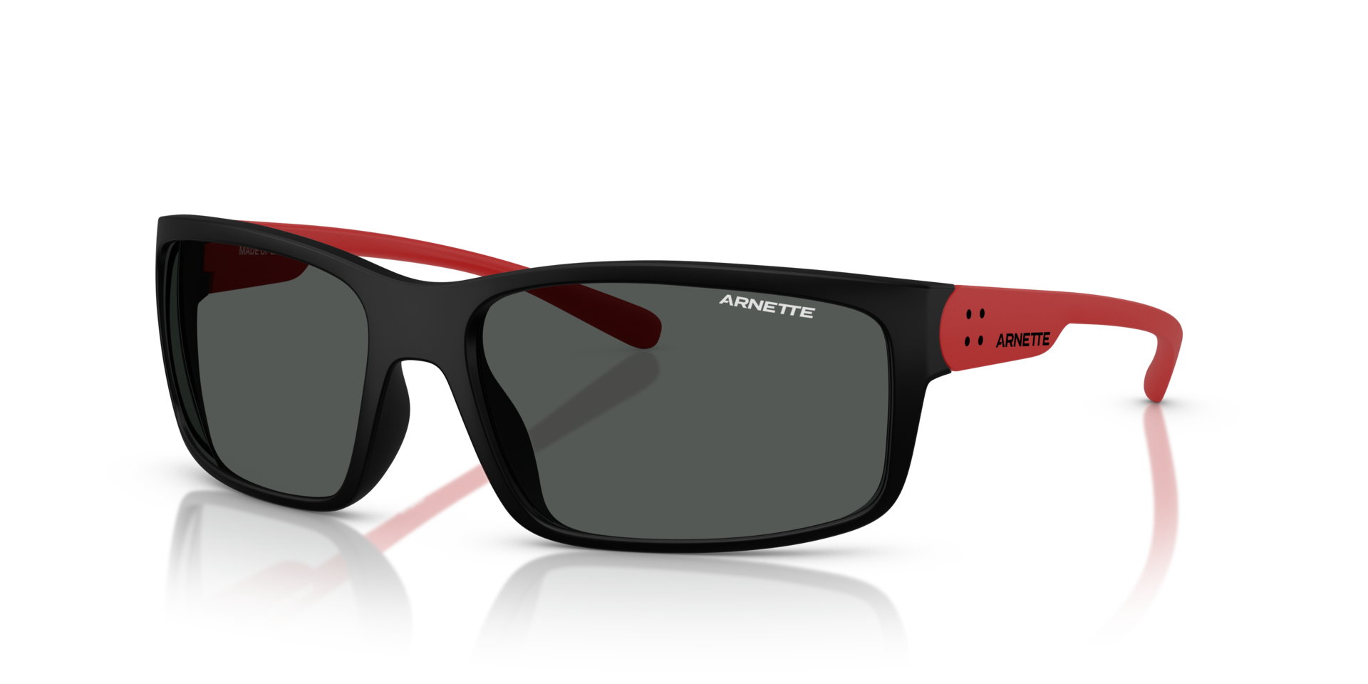 AN4242 Matt Schwarz KunststoffSunglass Frames von B24, Dreiviertelansicht