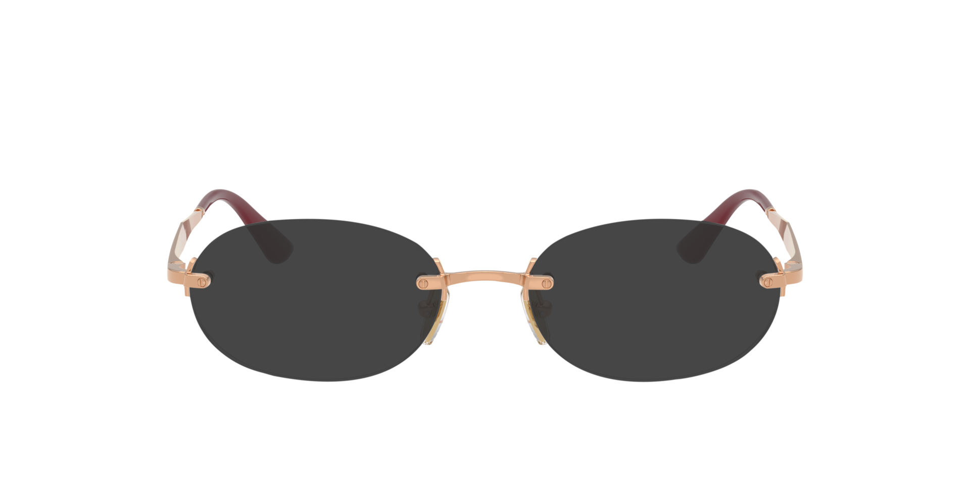 VO4343 Roségoud MetaalEyeglass Frames van B24, met getinte lenzen