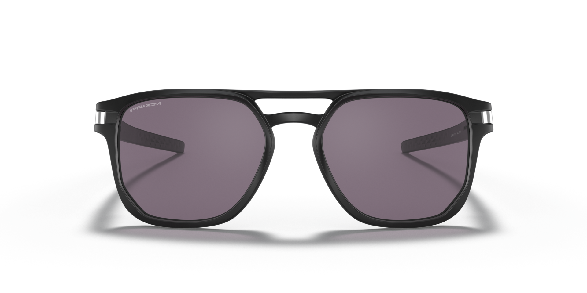 Latch™ Beta Matt Schwarz KunststoffSunglass Frames von B24, Vorderansicht