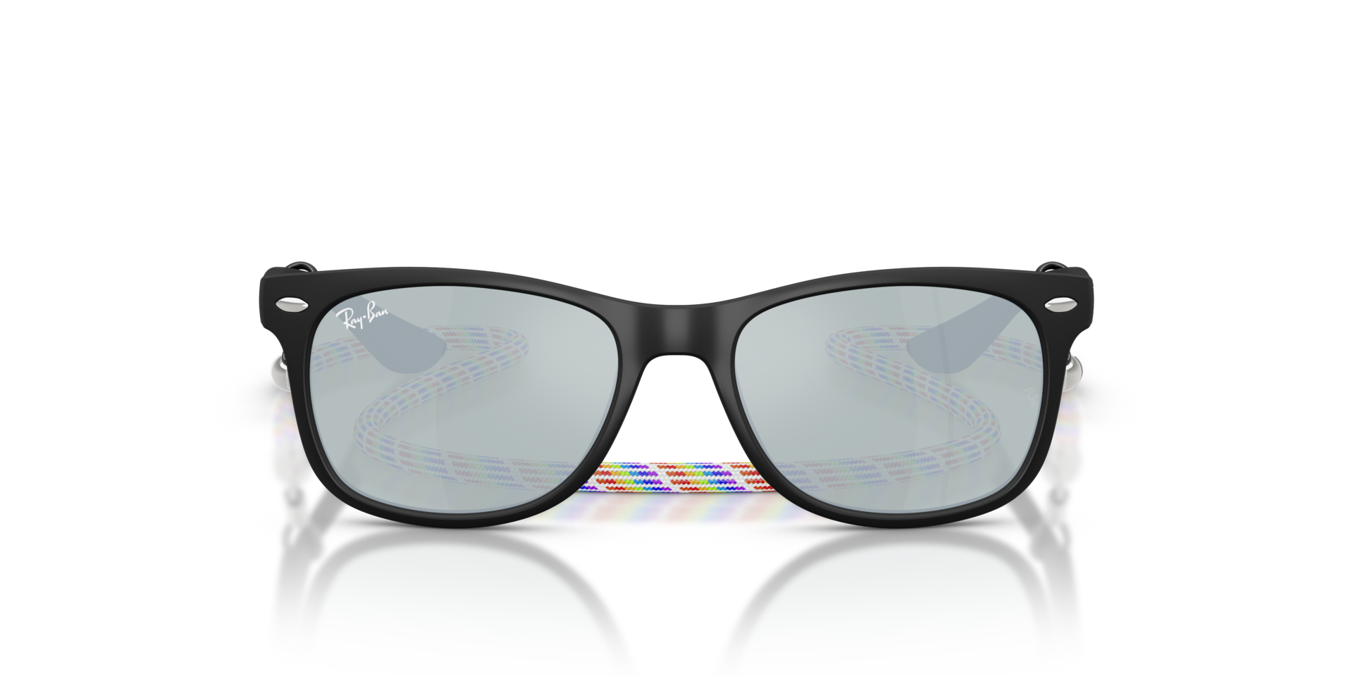 RB9052S Rubber Black KunststoffSunglass Frames von B24, Vorderansicht