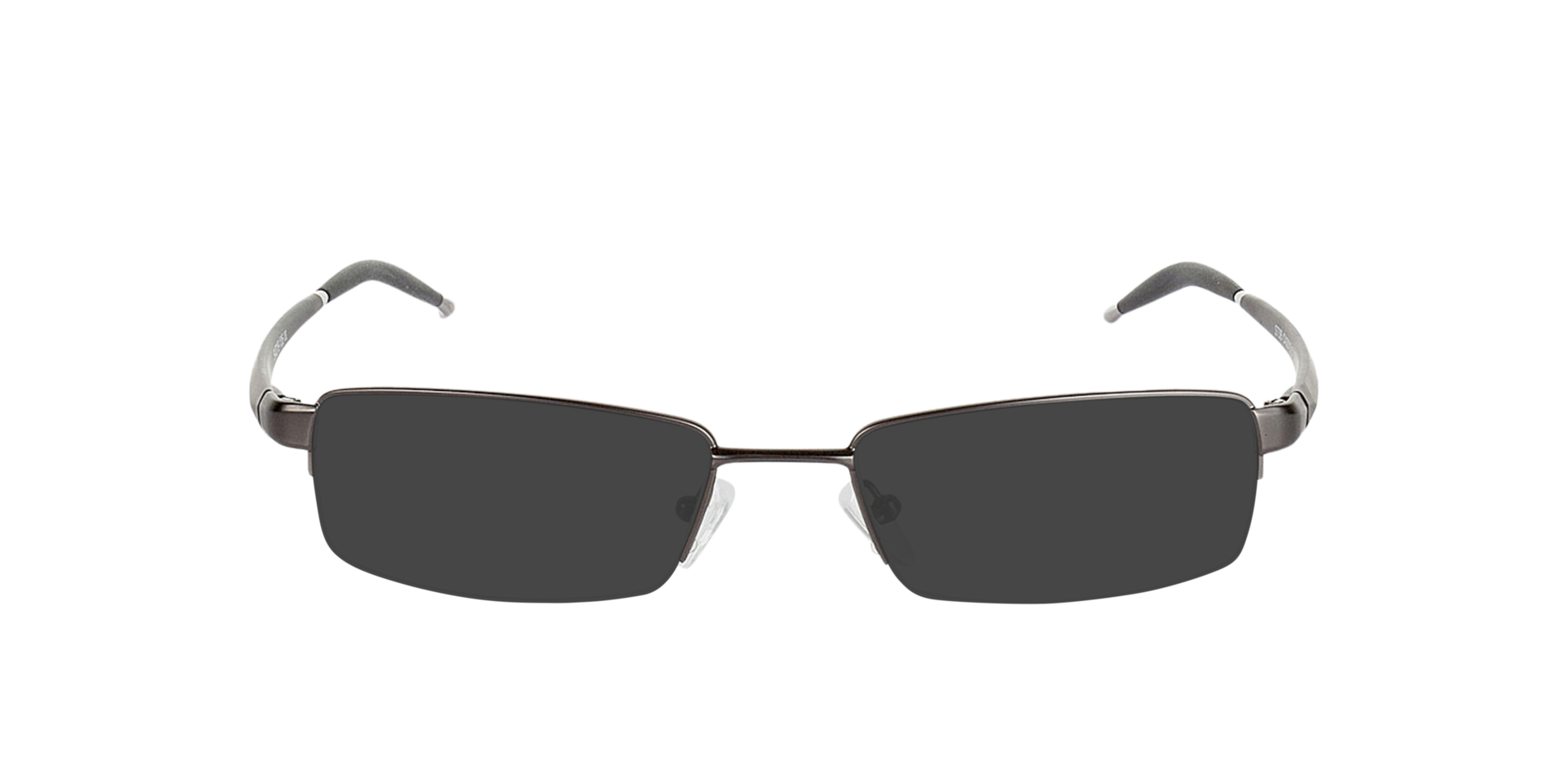 Brasilia Gunmetal  &  Black MetallEyeglass Frames von B24, mit getönten Gläsern