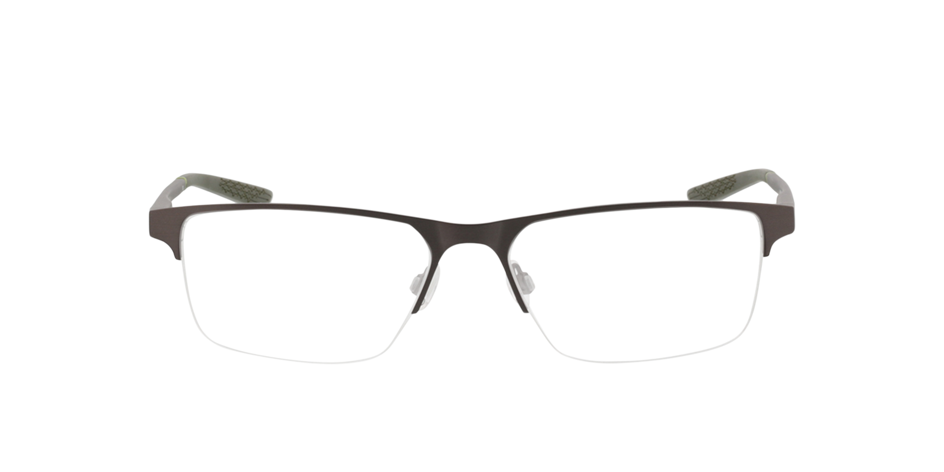 Nike 8045 Zwart MetaalEyeglass Frames van B24, Vooraanzicht