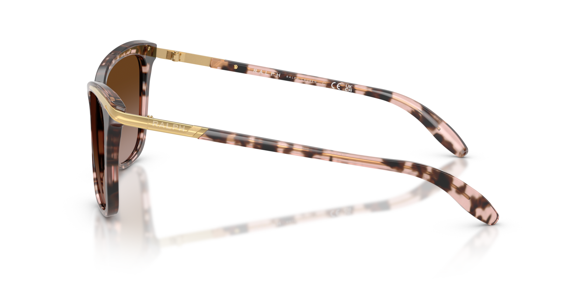 RA5203 Pink Tortoise AcetatSunglass Frames von B24, Seitenansicht