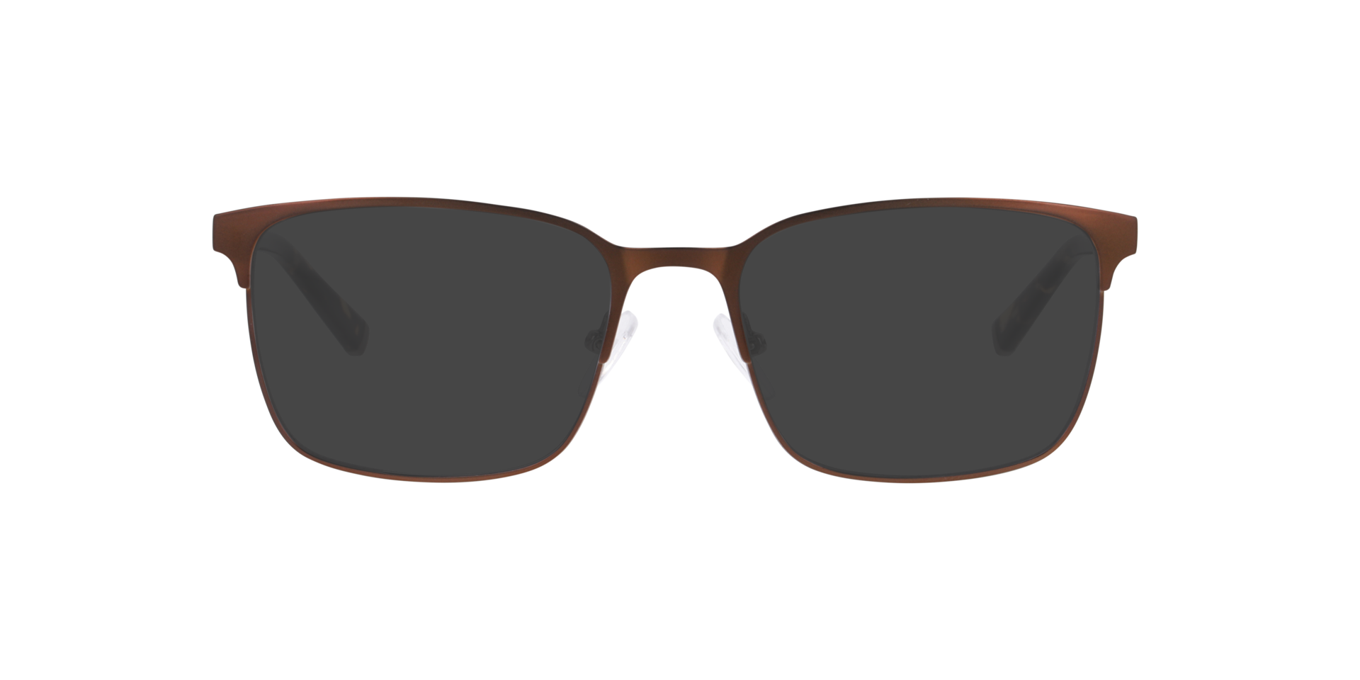 Liverpool Brown & Gunmetal MetaalEyeglass Frames van B24, met getinte lenzen
