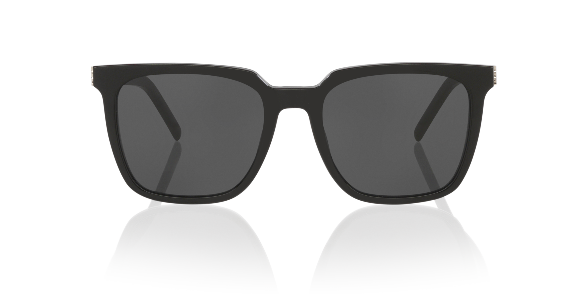 SL M146 Zwart AcetaatSunglass Frames van B24, Vooraanzicht