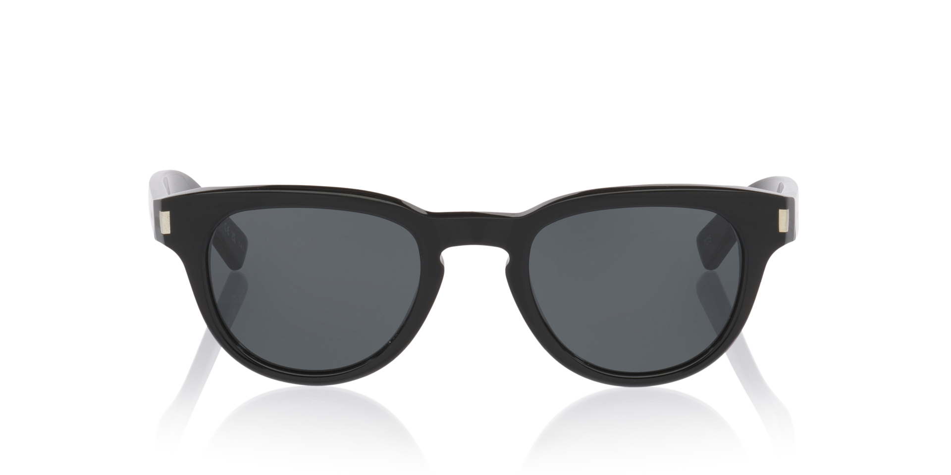 Sl 876 Schwarz AcetatSunglass Frames von B24, Vorderansicht