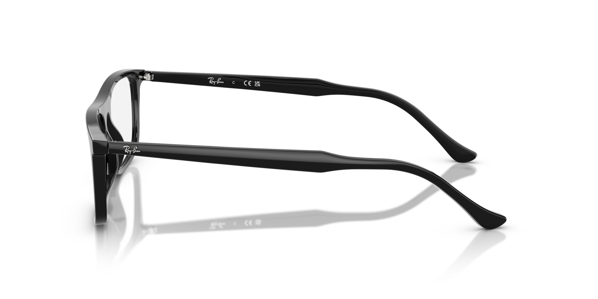 RB5440 Schwarz AcetatEyeglass Frames von B24, Seitenansicht
