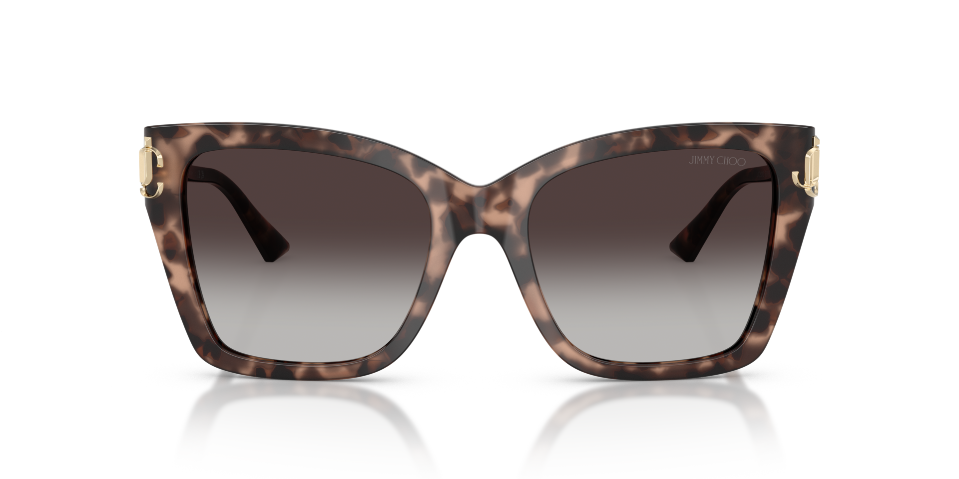 JC5012 Pink Havana AcetatSunglass Frames von B24, Vorderansicht
