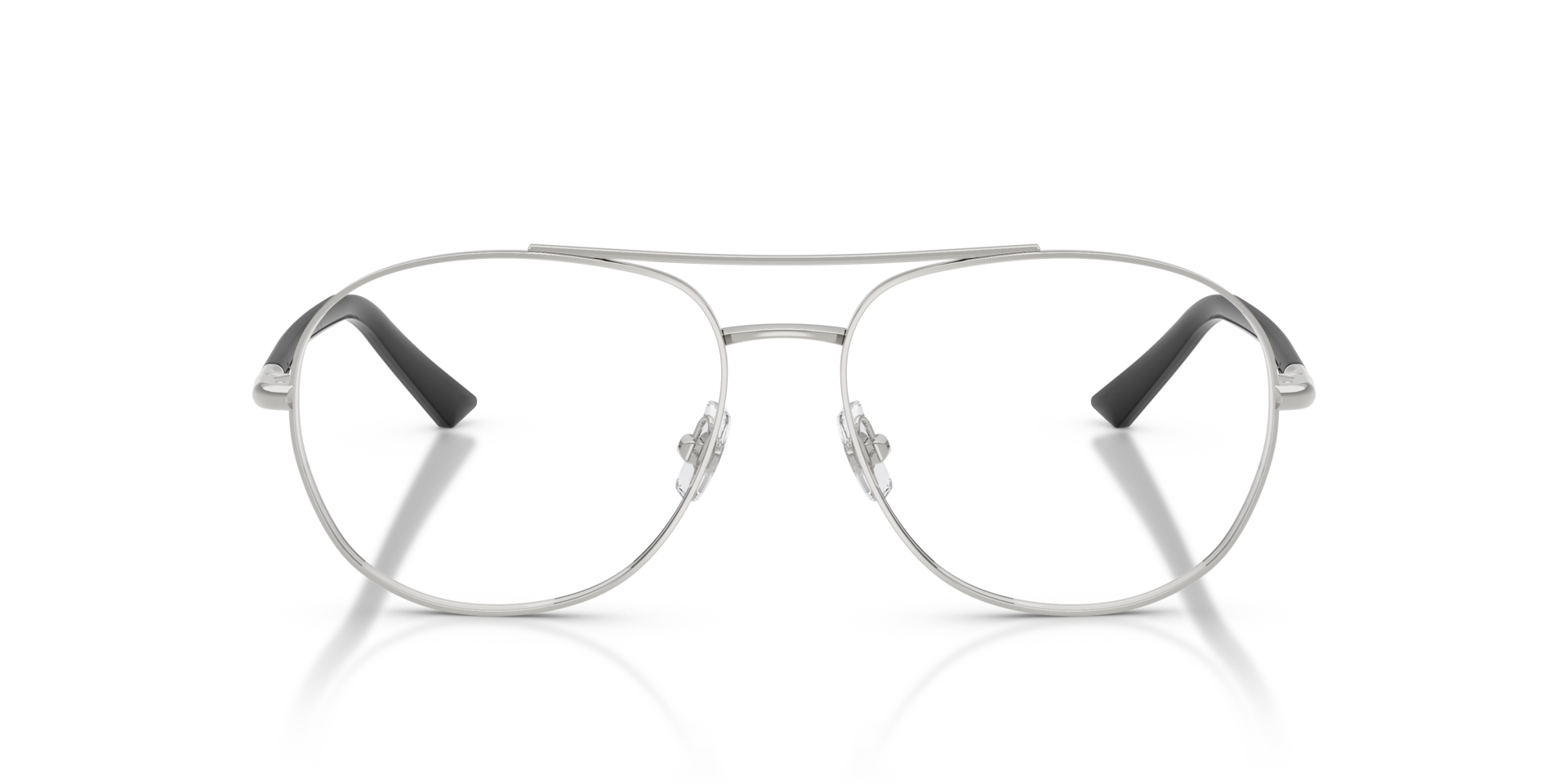 JC2021 Silber MetallEyeglass Frames von B24, Vorderansicht
