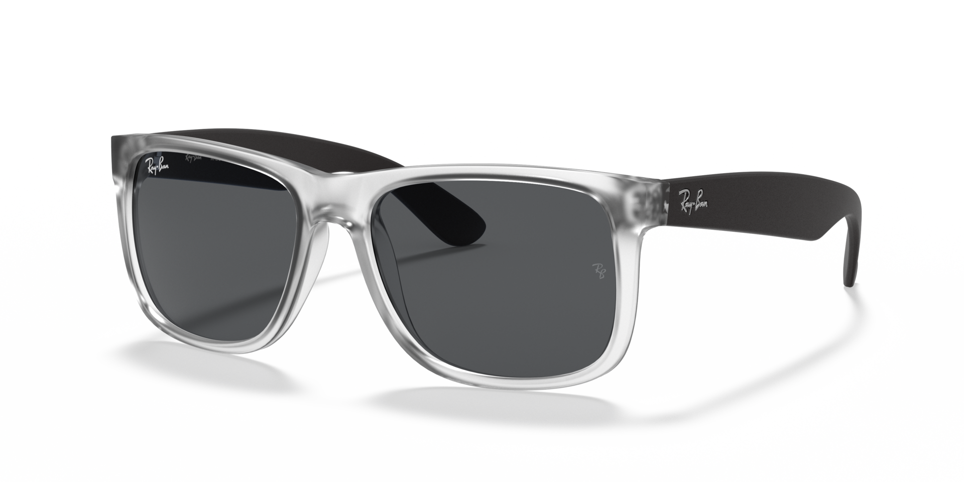 RB4165 Transparant KunststofSunglass Frames van B24, Hoekweergave