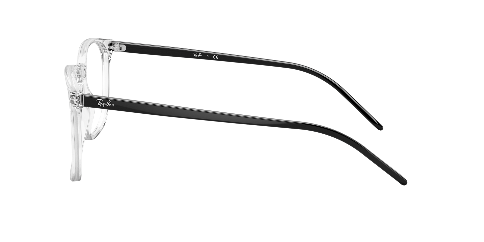 RB5387 Transparant AcetaatEyeglass Frames van B24, Zijaanzicht