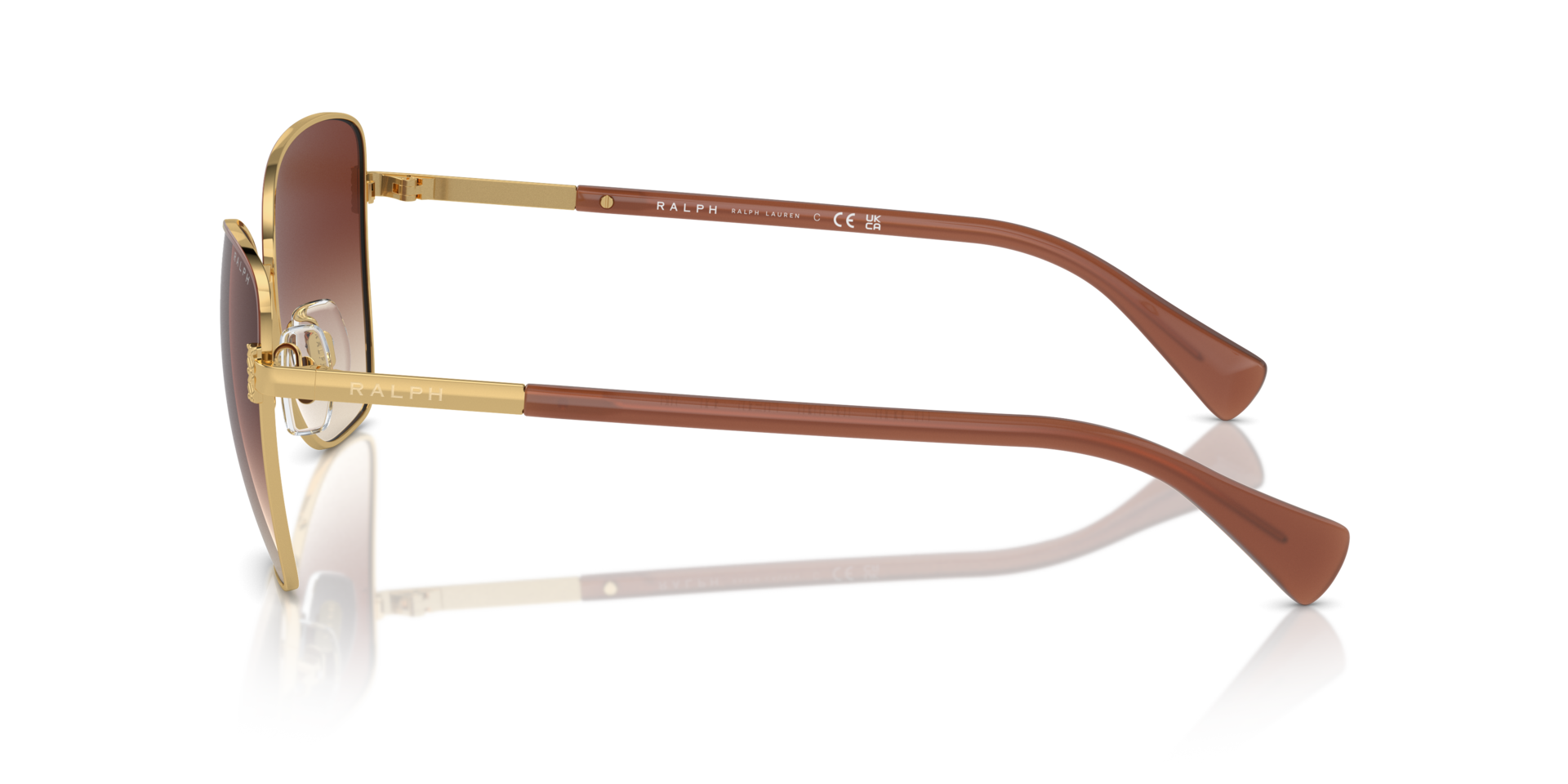 RA4146 Glänzendes Gold MetallSunglass Frames von B24, Seitenansicht
