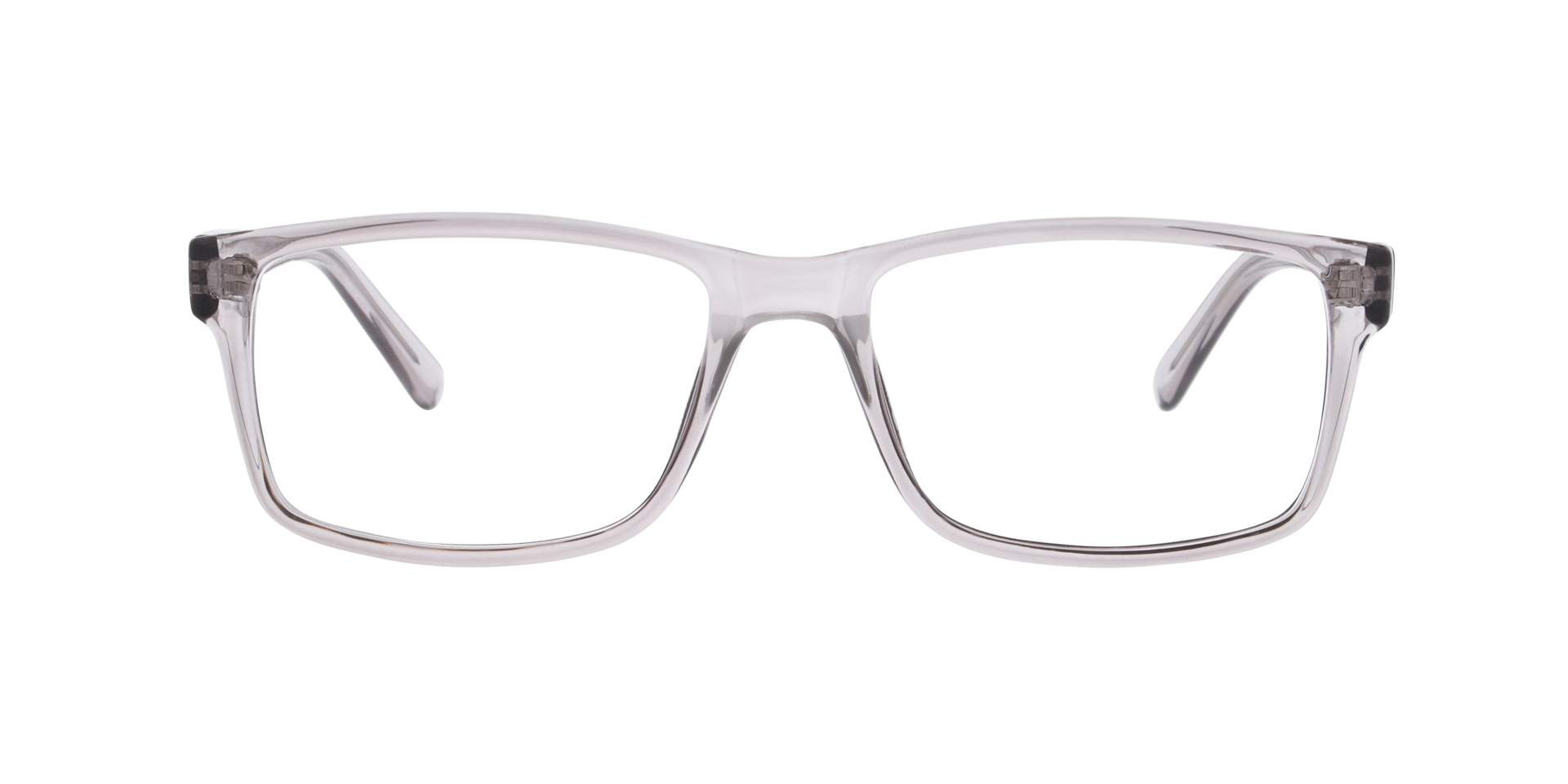 Pascal Kristalgrijs KunststofEyeglass Frames van B24, Vooraanzicht