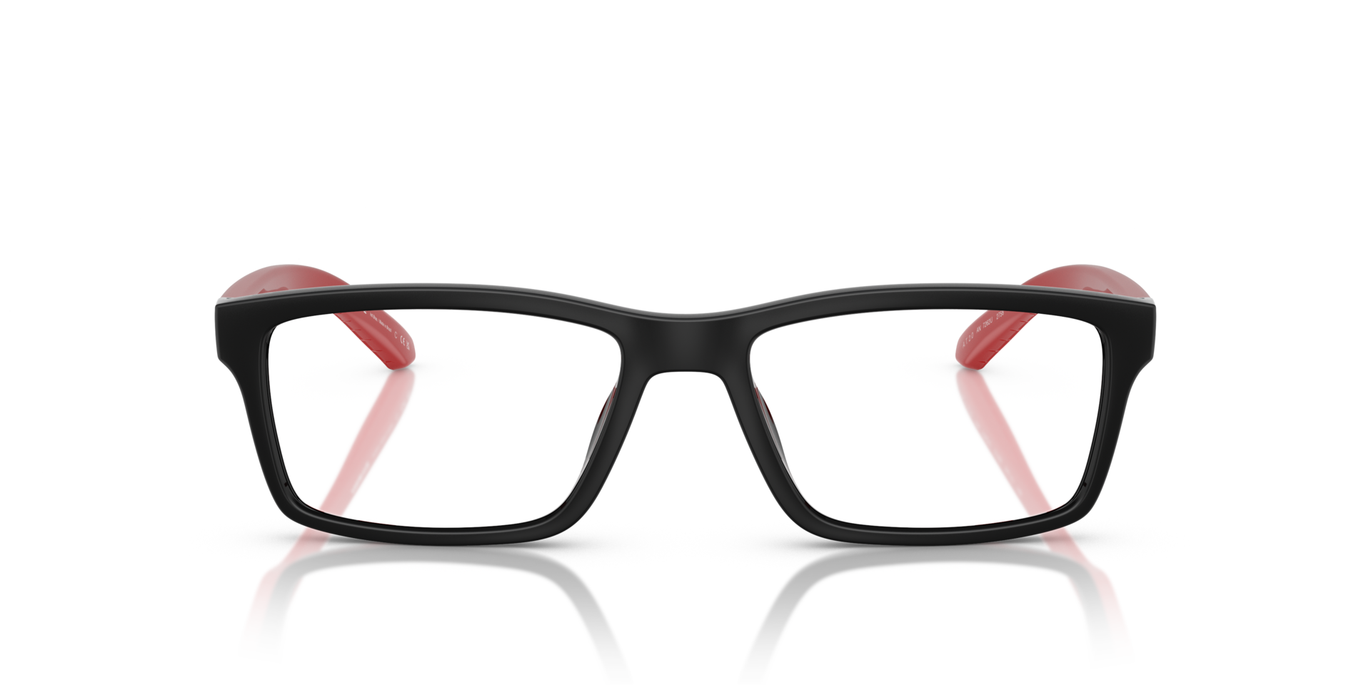 AN7262U Red Matte & Shiny KunststoffEyeglass Frames von B24, Vorderansicht