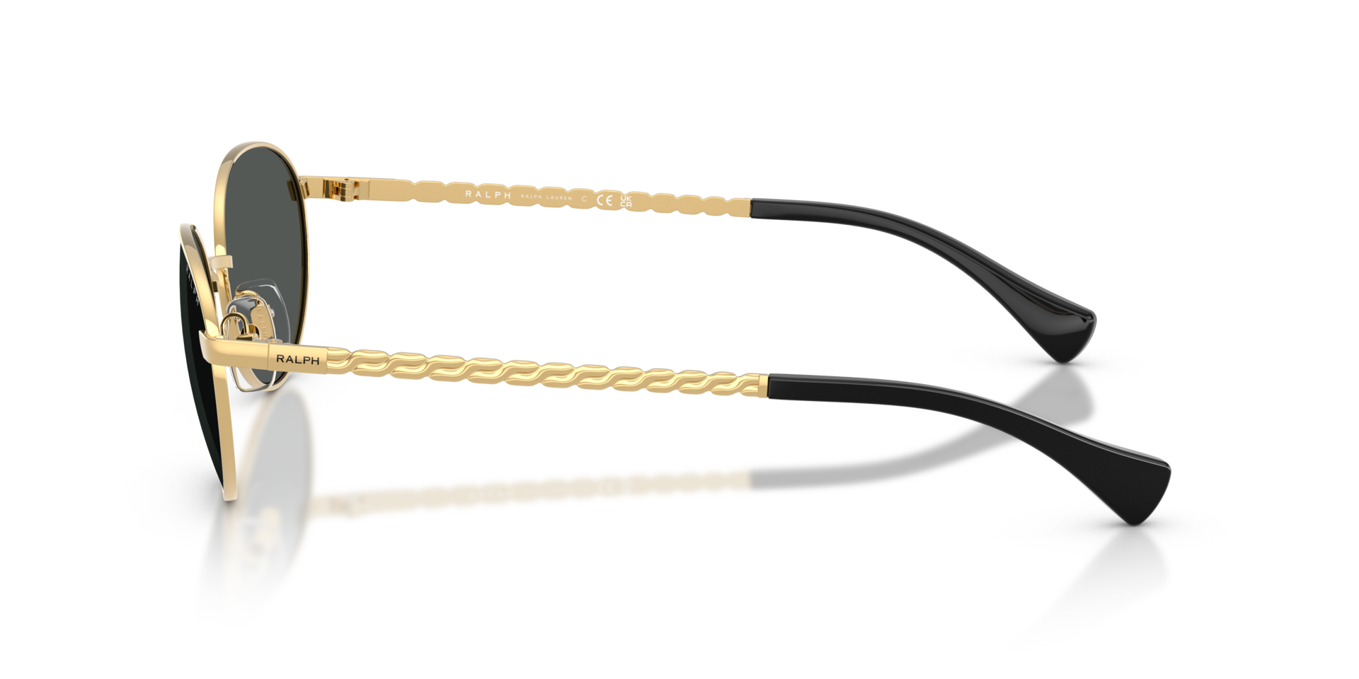 RA4148 Glänzendes Gold MetallSunglass Frames von B24, Seitenansicht