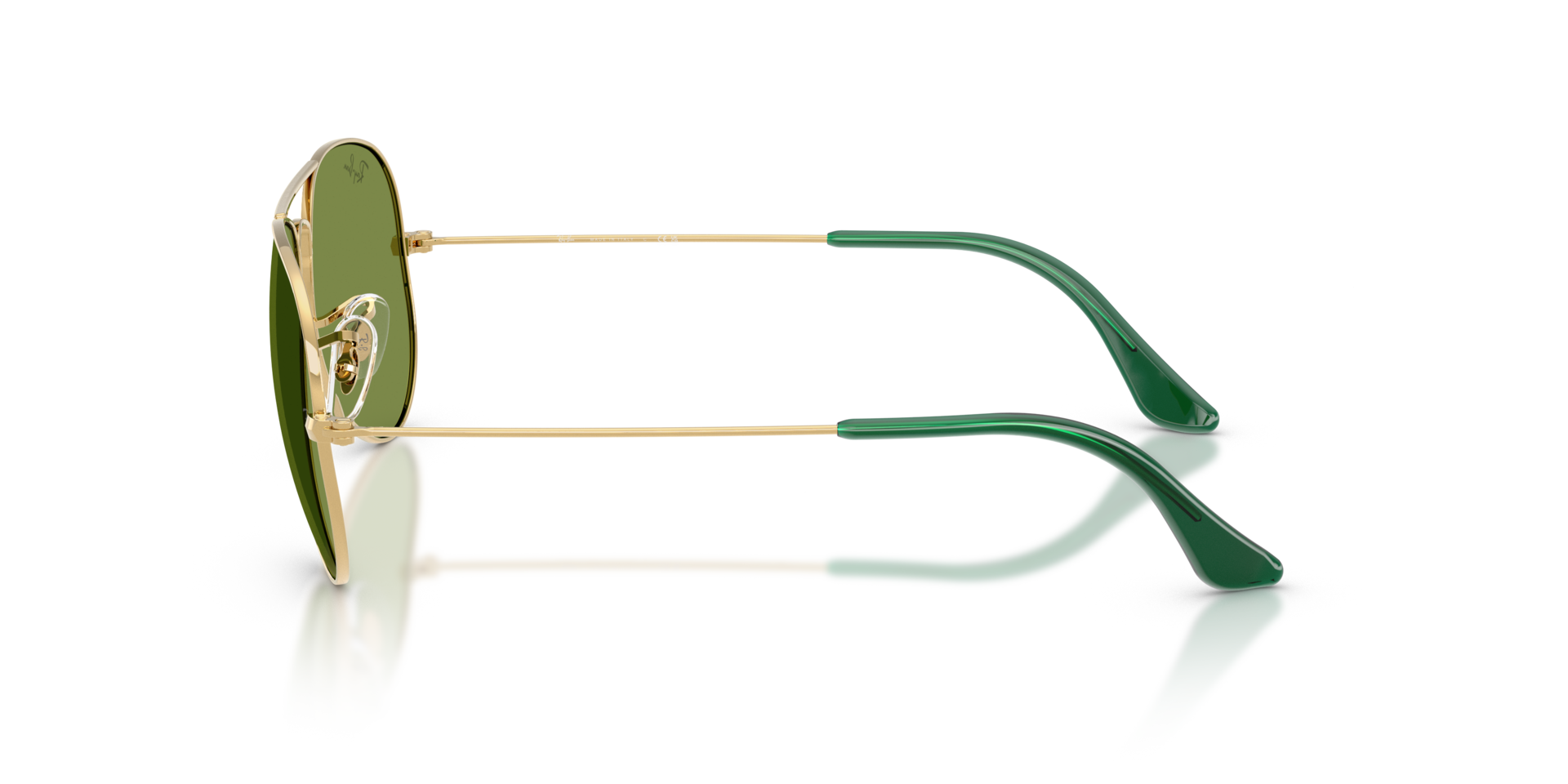 RB3025 Arista goud MetaalSunglass Frames van B24, Zijaanzicht