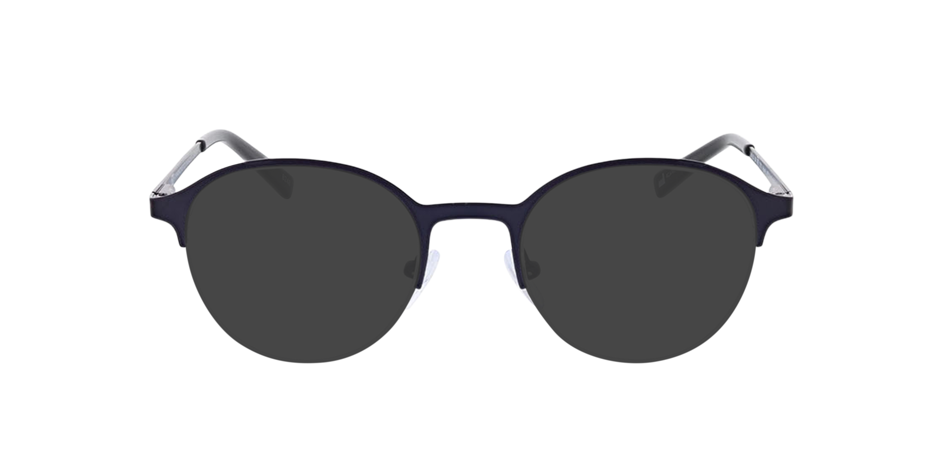 Helsinki Mat marineblauw MetaalEyeglass Frames van B24, met getinte lenzen