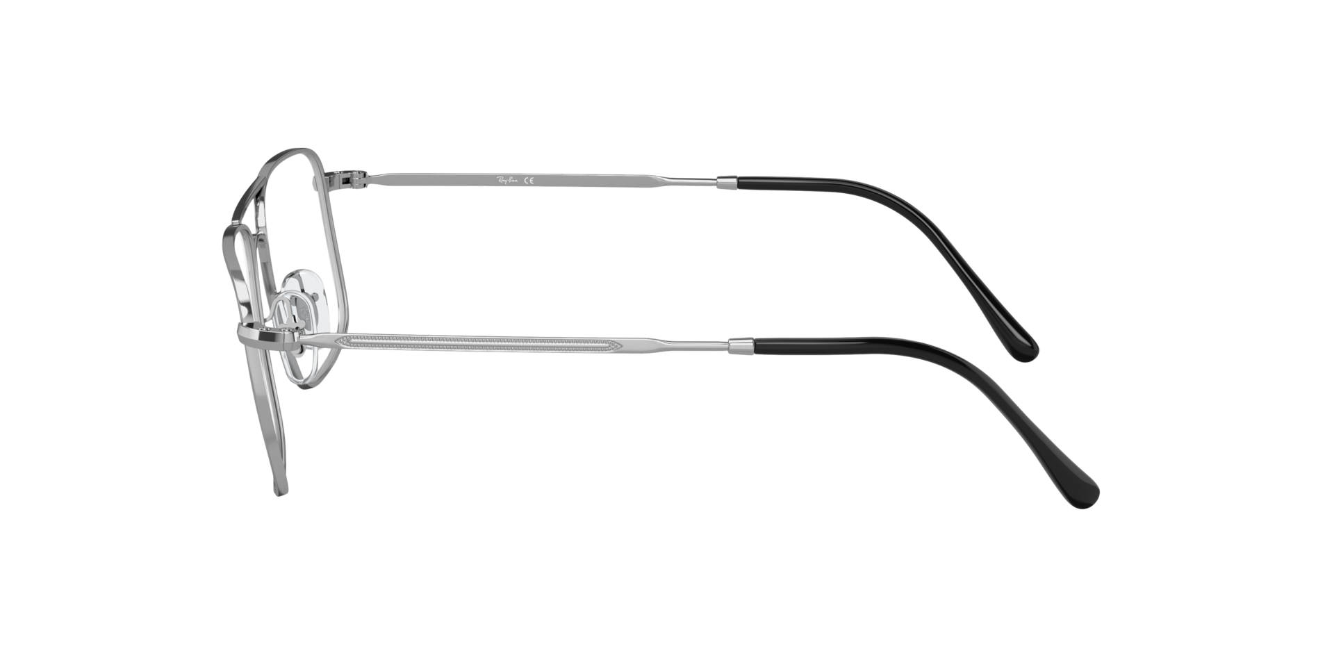 RB6434 Silber MetallEyeglass Frames von B24, Seitenansicht