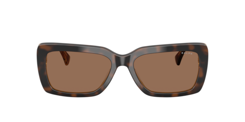 Ralph - RA5342U, Damen, Dark Havana On Transparent/Blue Trasparent, Größe: Small