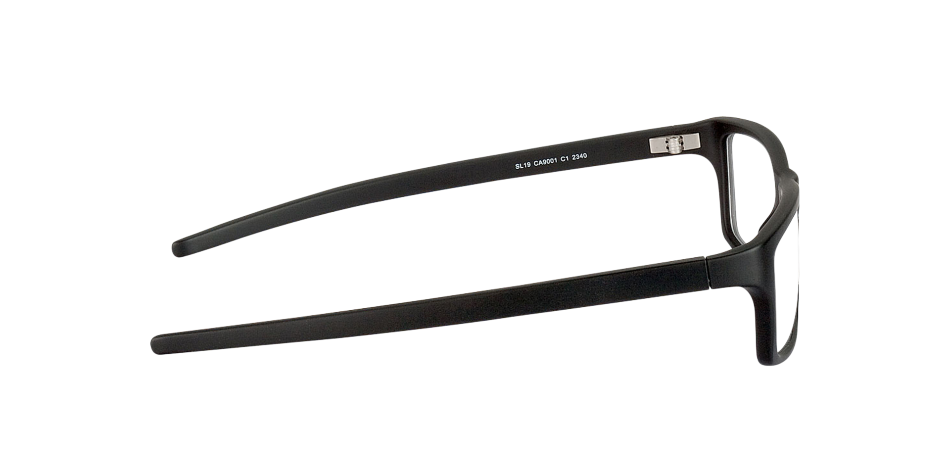Nador Schwarz KunststoffEyeglass Frames von B24, Seitenansicht