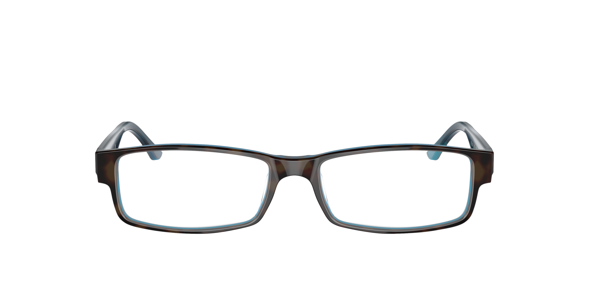 RB5114 Havana op Blauw AcetaatEyeglass Frames van B24, Vooraanzicht