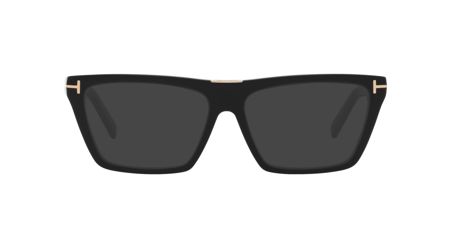 FT5912-B Zwart glanzend AcetaatEyeglass Frames van B24, met getinte lenzen