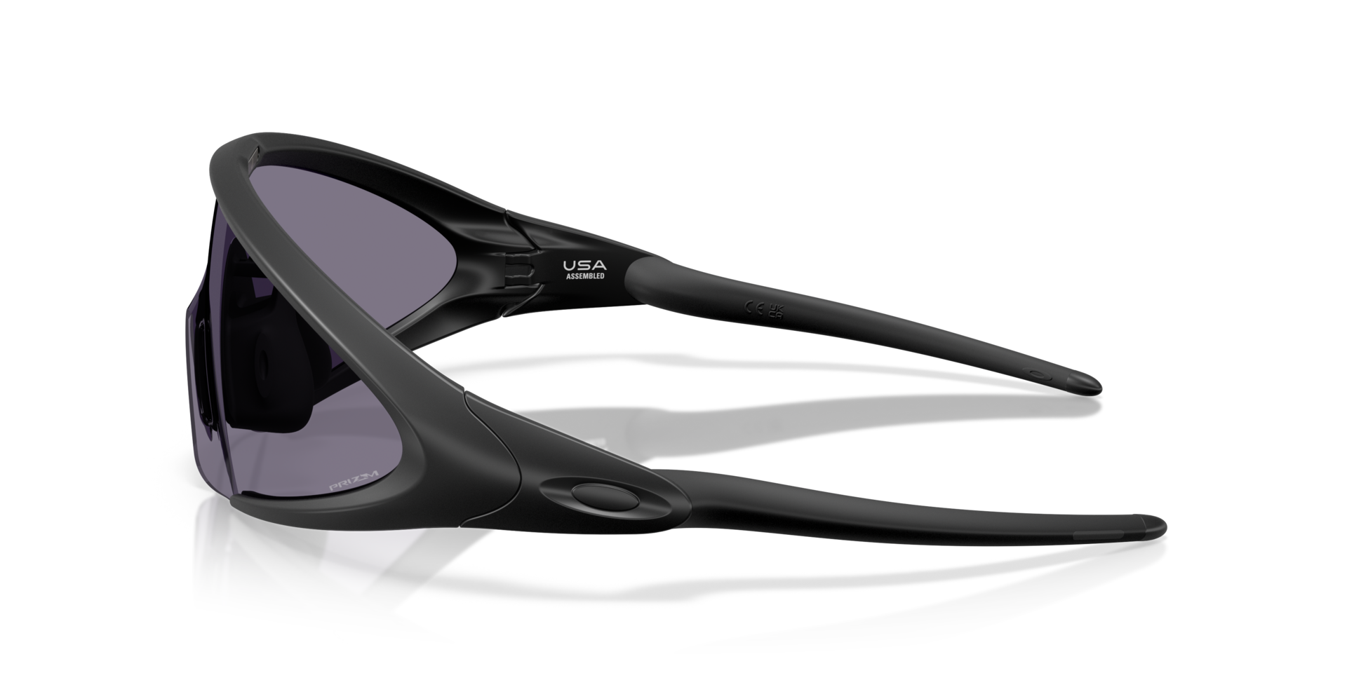 Oakley Ellipse Matt Schwarz KunststoffSunglass Frames von B24, Seitenansicht