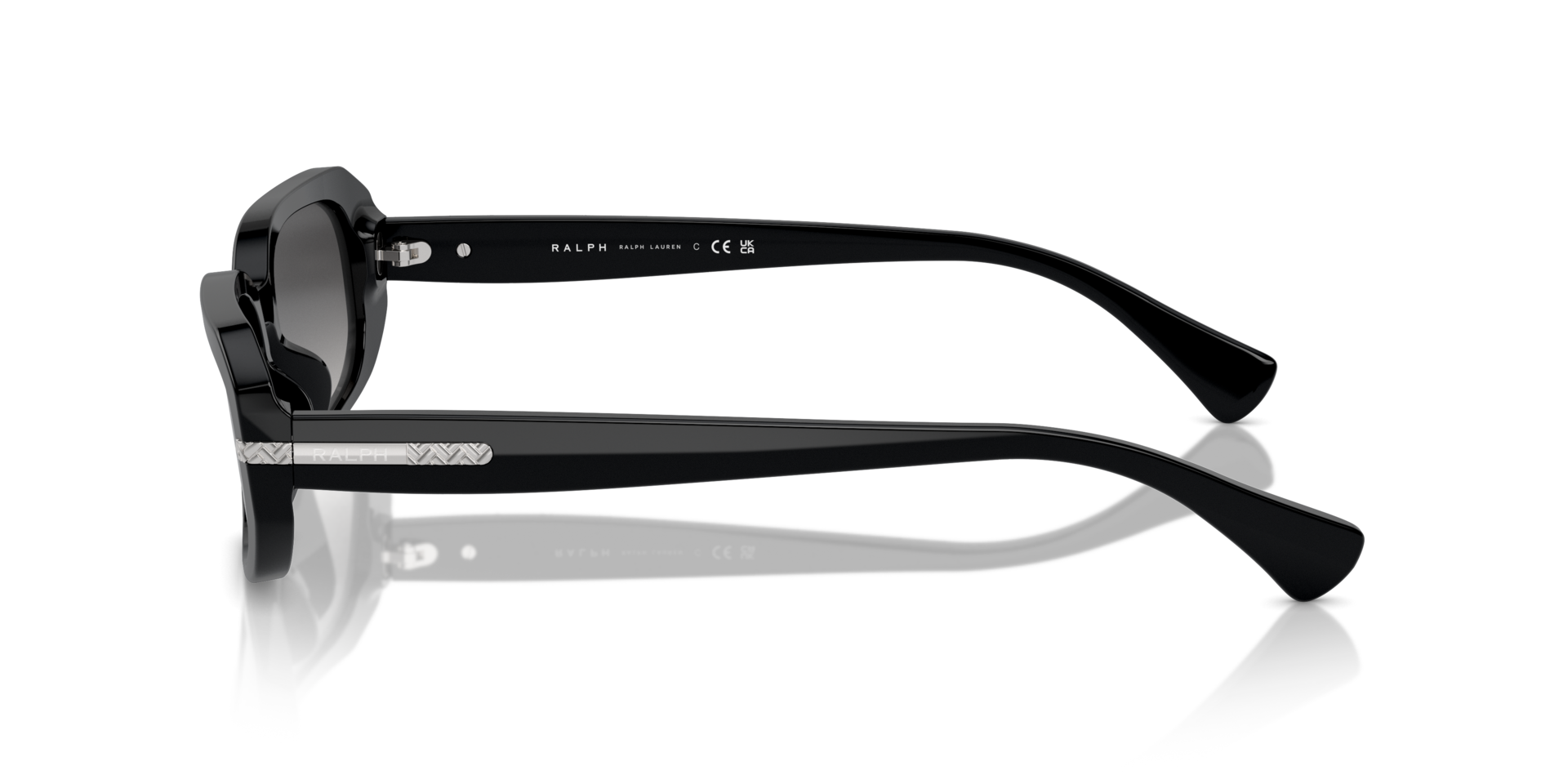 RA5311U Schwarz glänzend AcetatSunglass Frames von B24, Seitenansicht