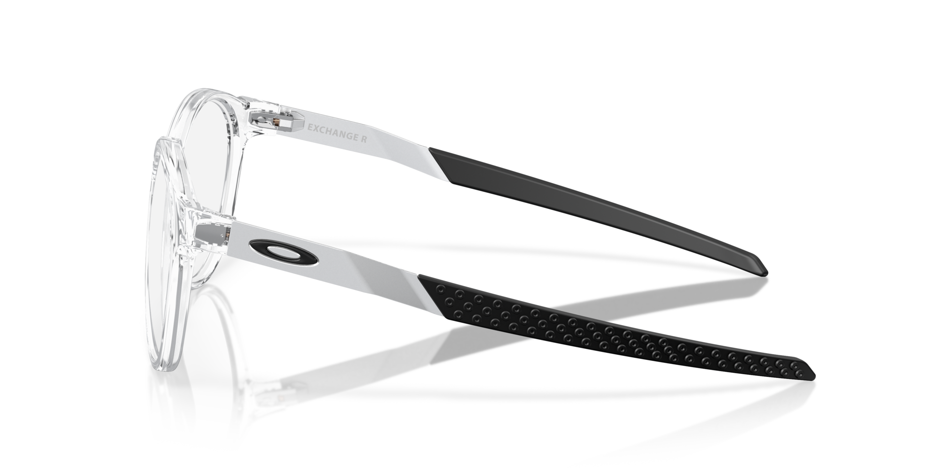 Exchange R Transparent glänzend KunststoffEyeglass Frames von B24, Seitenansicht
