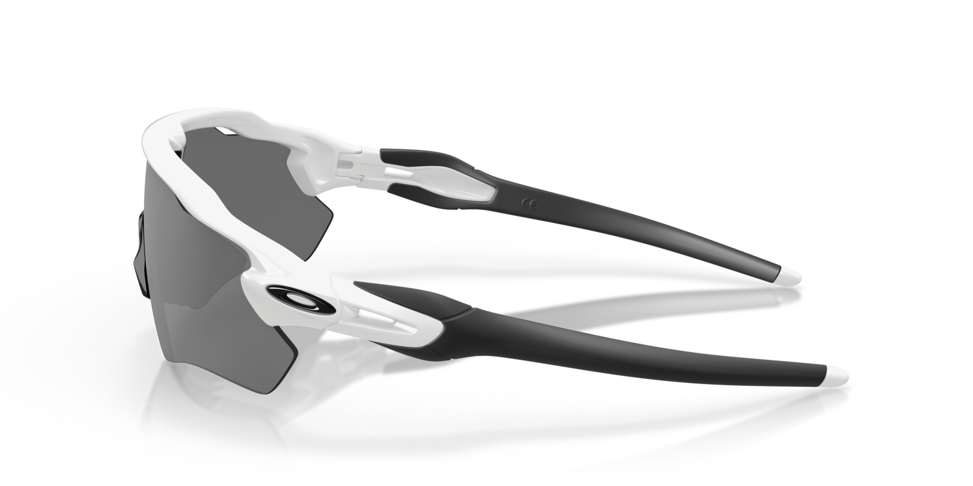 Radar® EV Path® Glanzend wit KunststofSunglass Frames van B24, Zijaanzicht