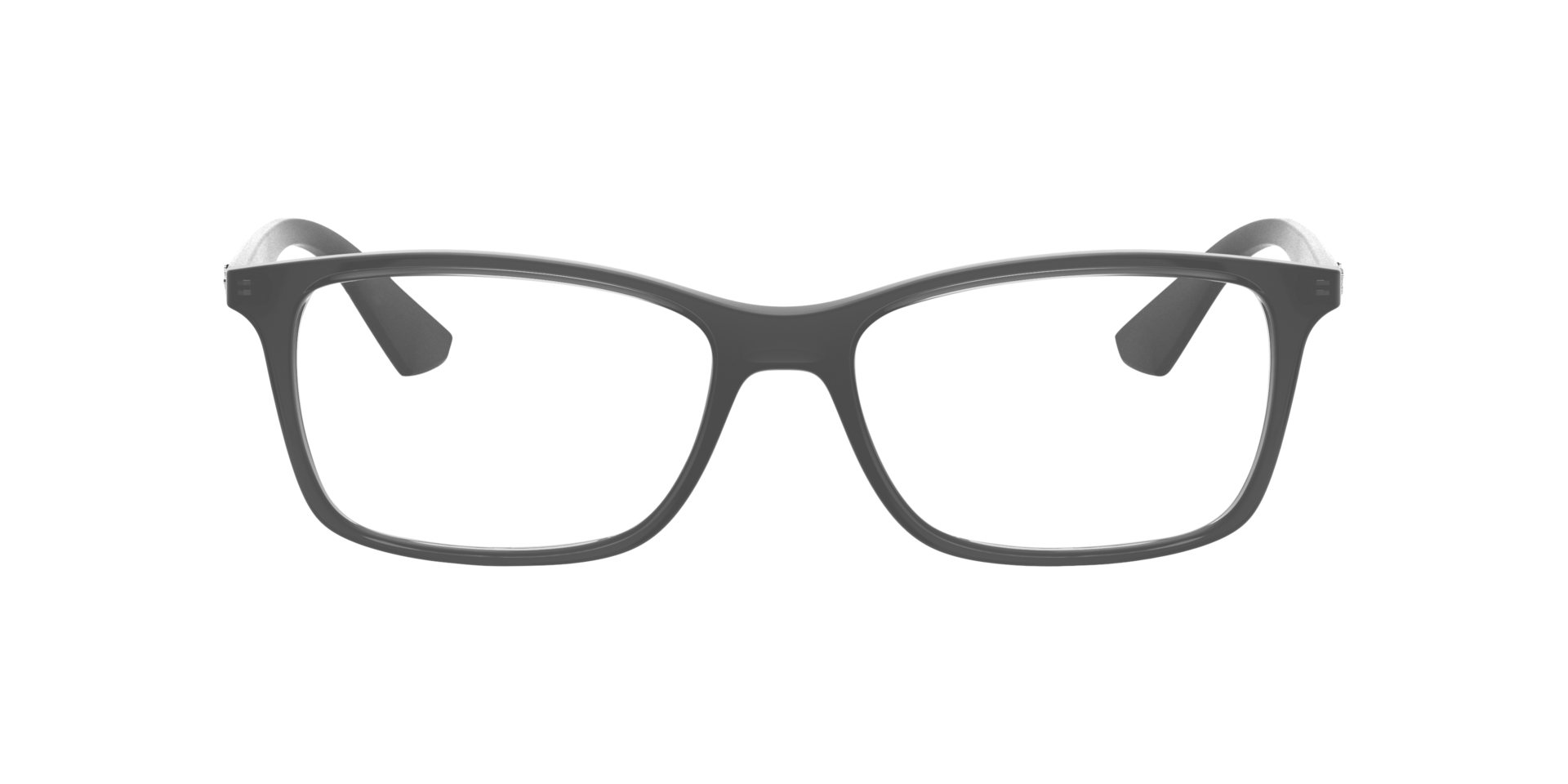 RB7047 Grau transparent KunststoffEyeglass Frames von B24, Vorderansicht