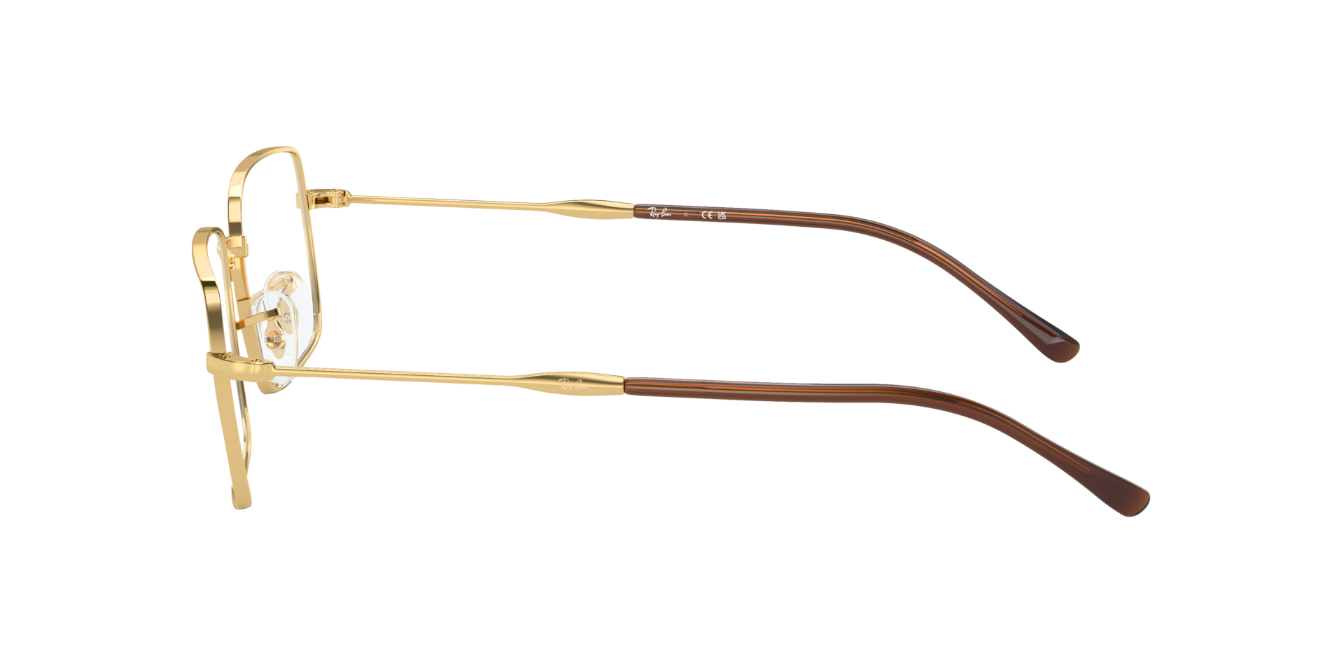 RB6520 Optics Arista Gold MetallEyeglass Frames von B24, Seitenansicht