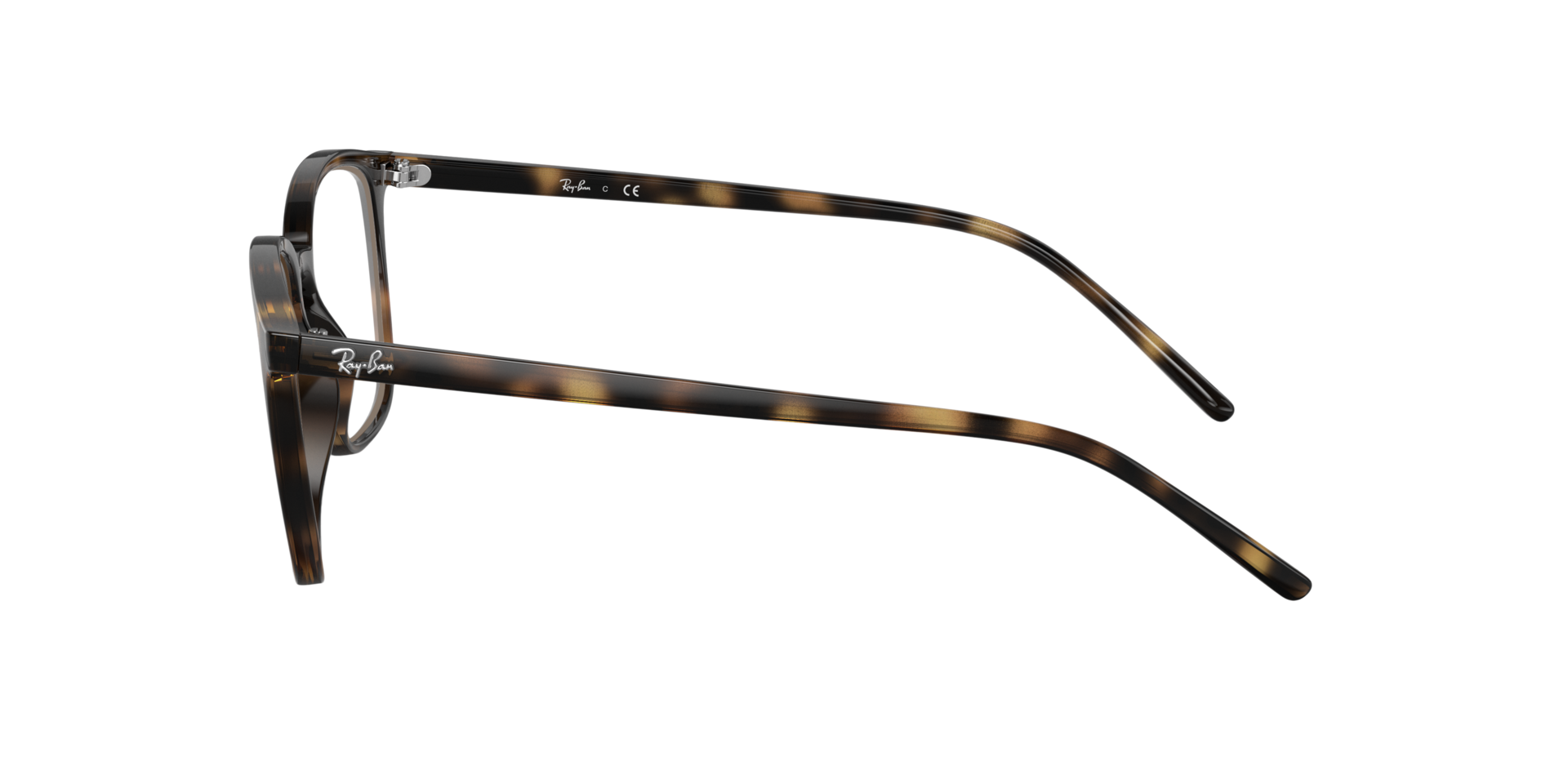 RB7185 Havana KunststofEyeglass Frames van B24, Zijaanzicht