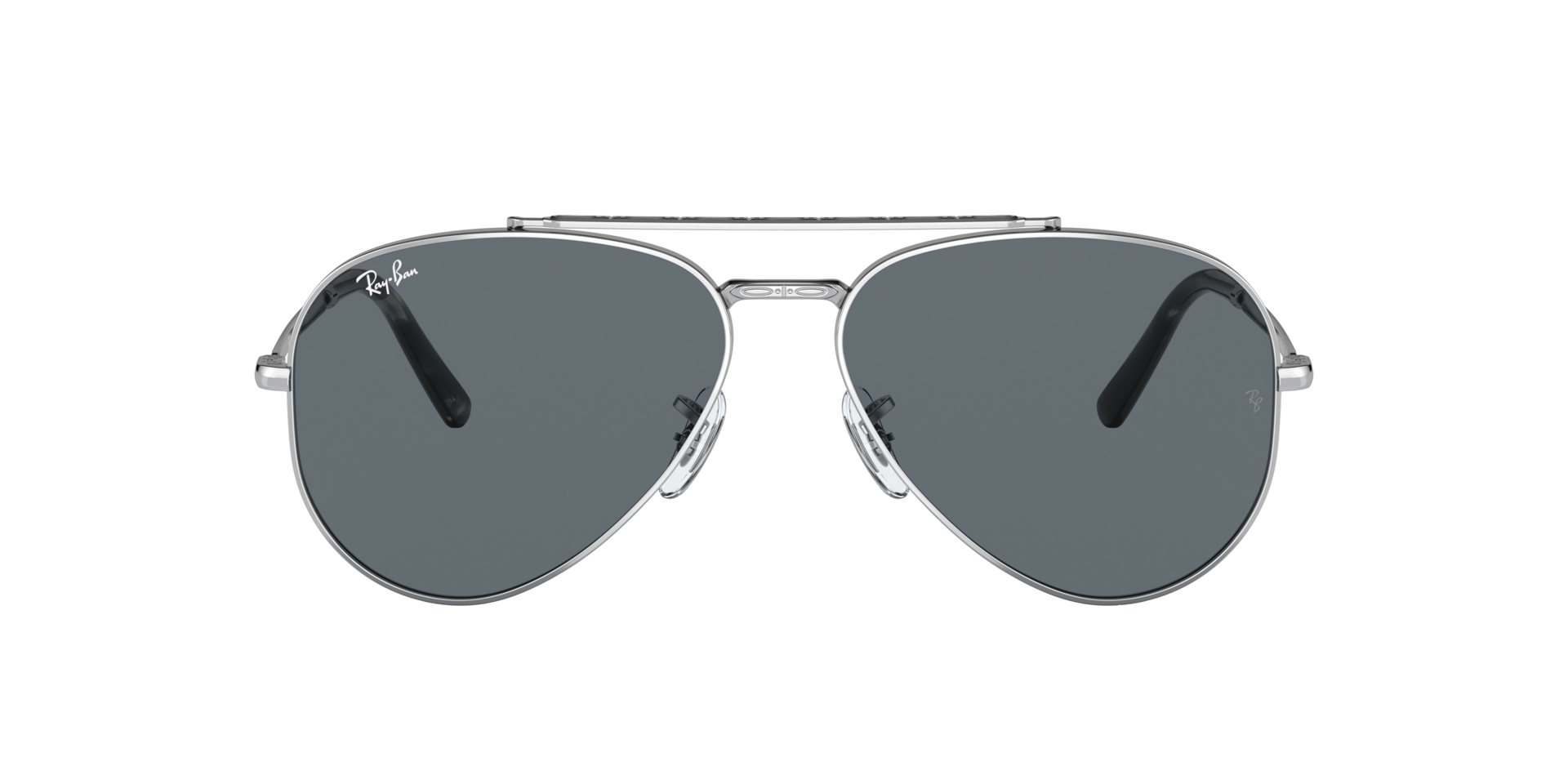 RB3625 Zilver MetaalSunglass Frames van B24, met getinte lenzen