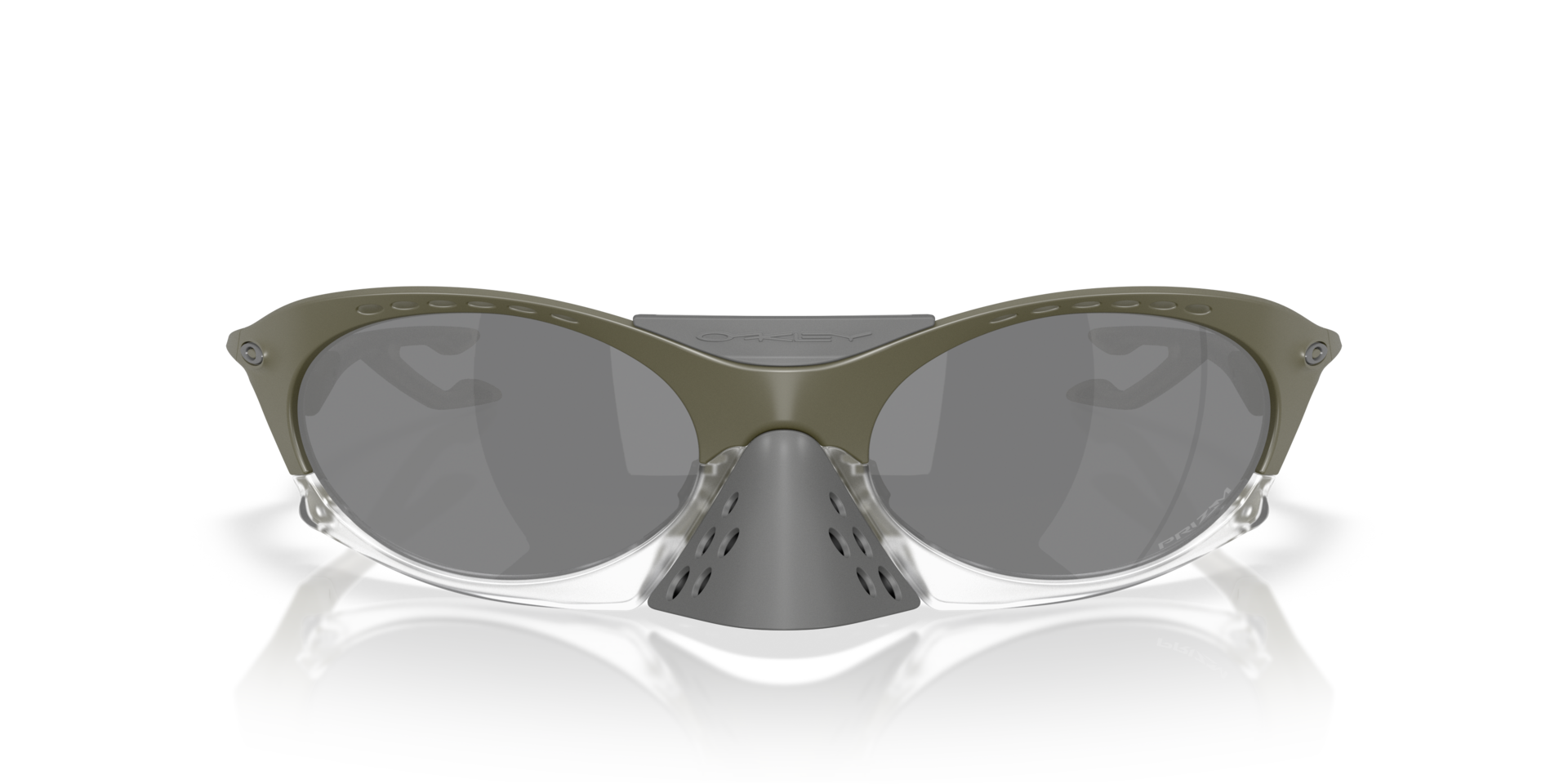 Plantaris Latitude Collection Matte Moss Green KunststofSunglass Frames van B24, Vooraanzicht