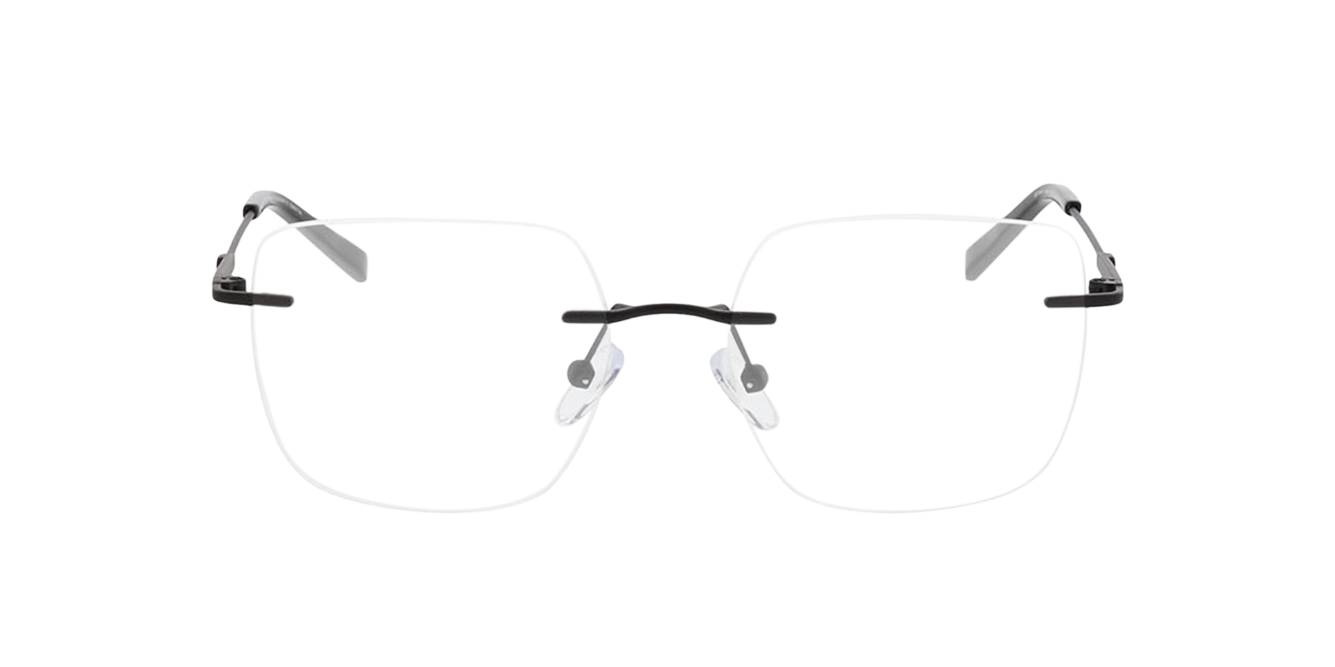Liberty Zwart & blauw MetaalEyeglass Frames van B24, Vooraanzicht