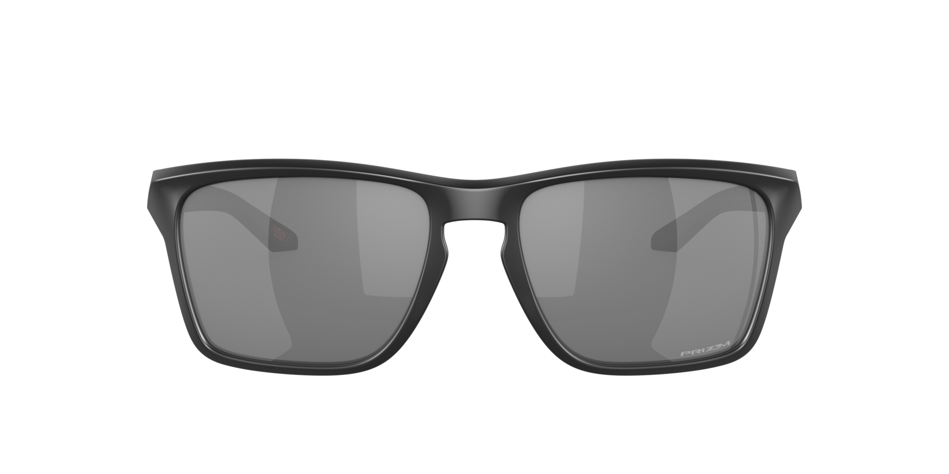 Sylas Matzwart KunststofSunglass Frames van B24, met getinte lenzen
