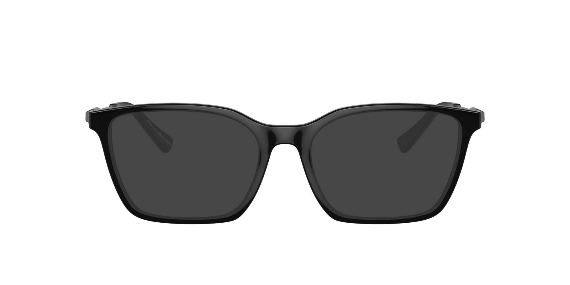 AX3113 Glanzend zwart KunststofEyeglass Frames van B24, met getinte lenzen