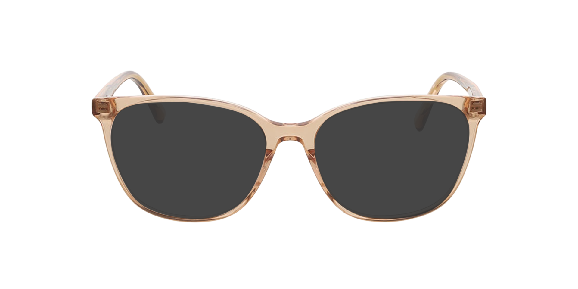 Samantha Bilayer Peach AcetatEyeglass Frames von B24, mit getönten Gläsern